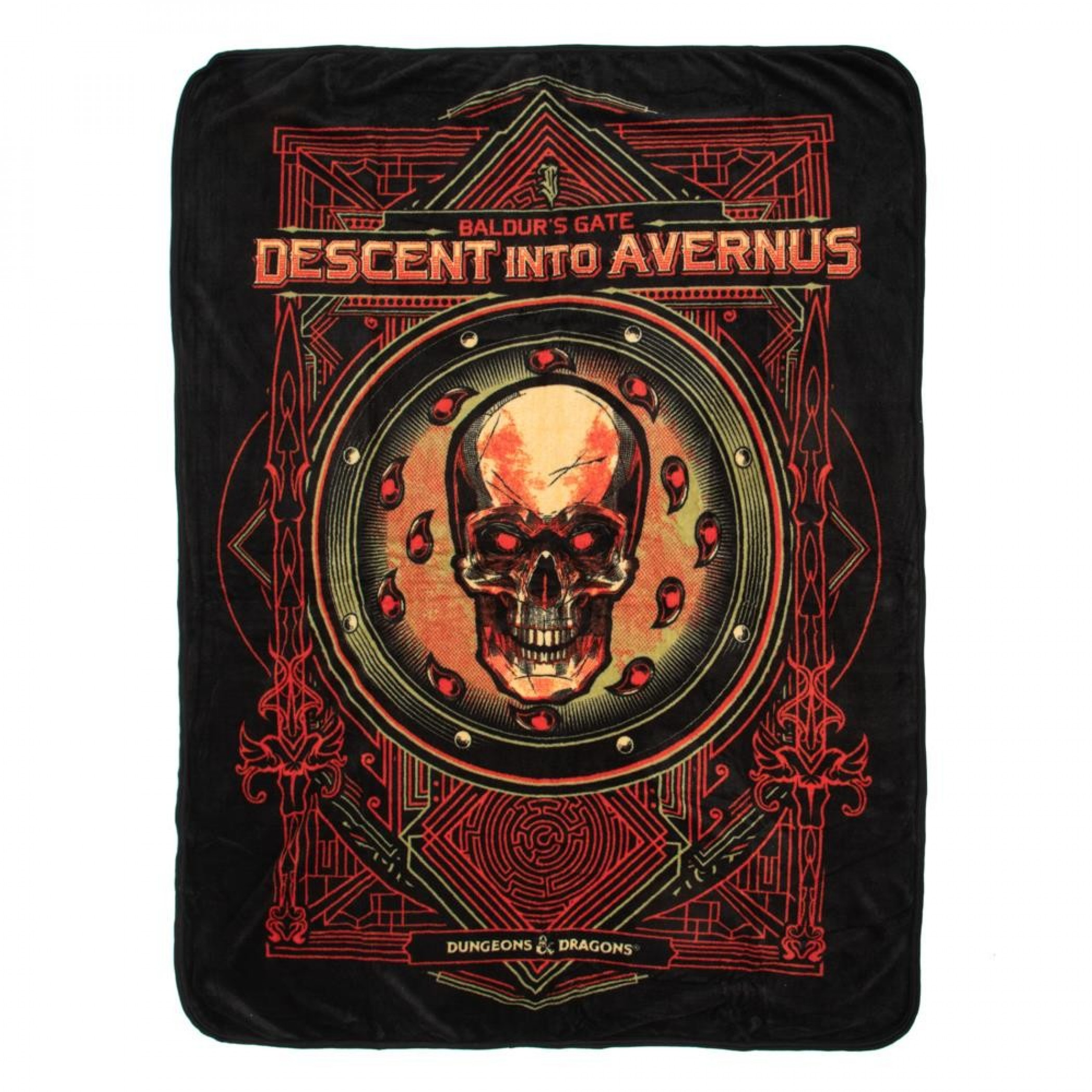 Dungeons & Dragons Baldur's Gate Fleece Throw, Multi-Color