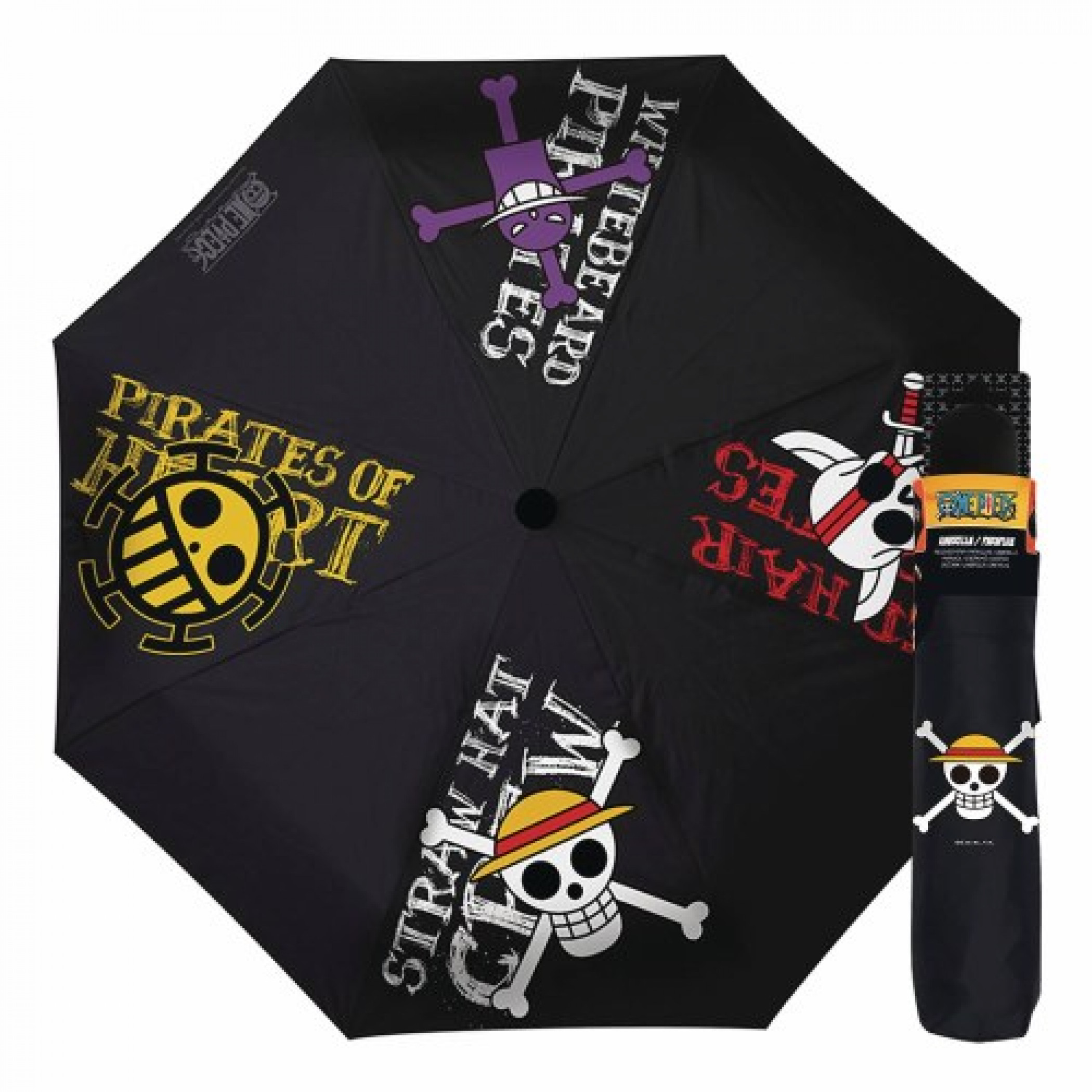 One Piece Pirate Umbrella, Black