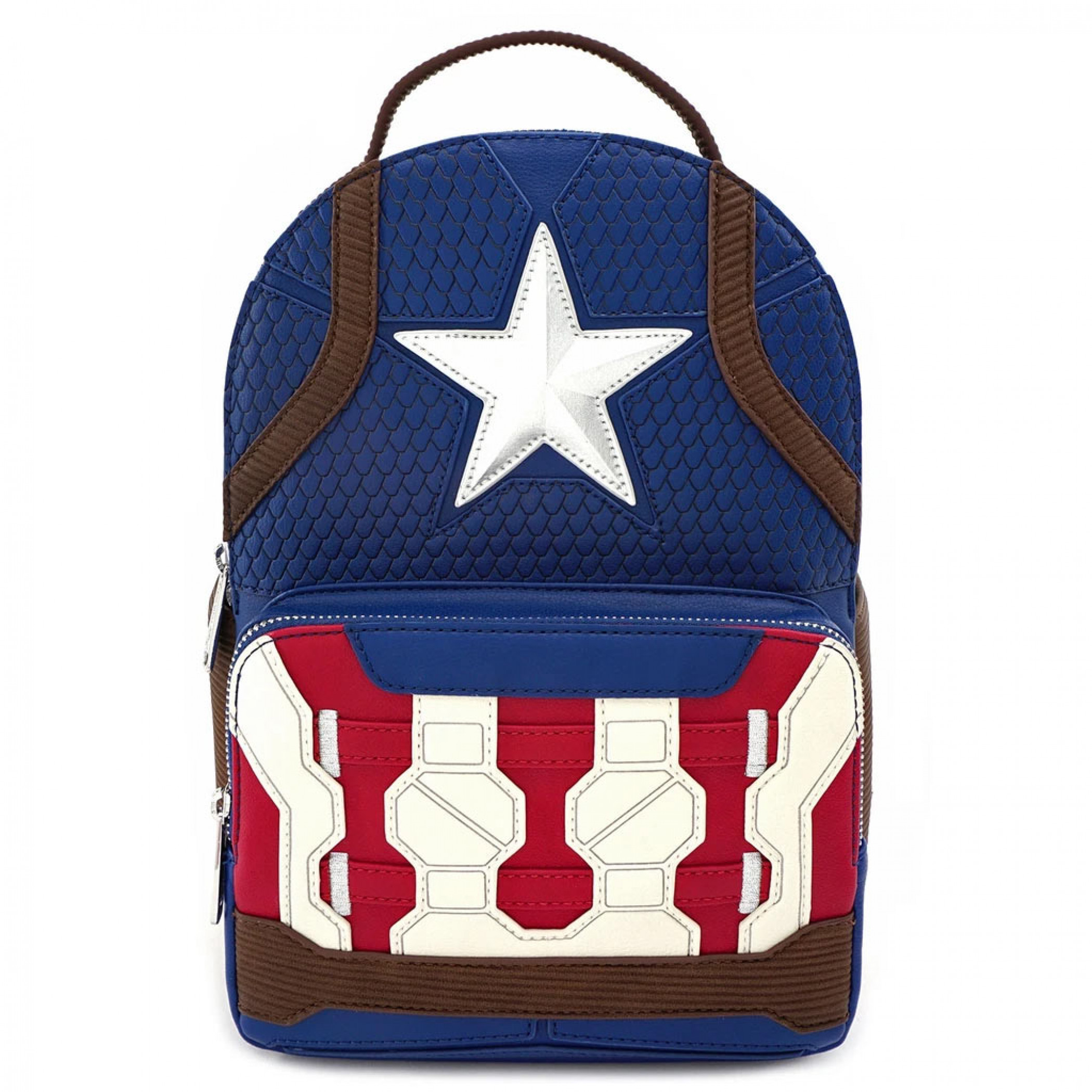 Captain America Worthy Endgame Hero Mini Backpack, Blue