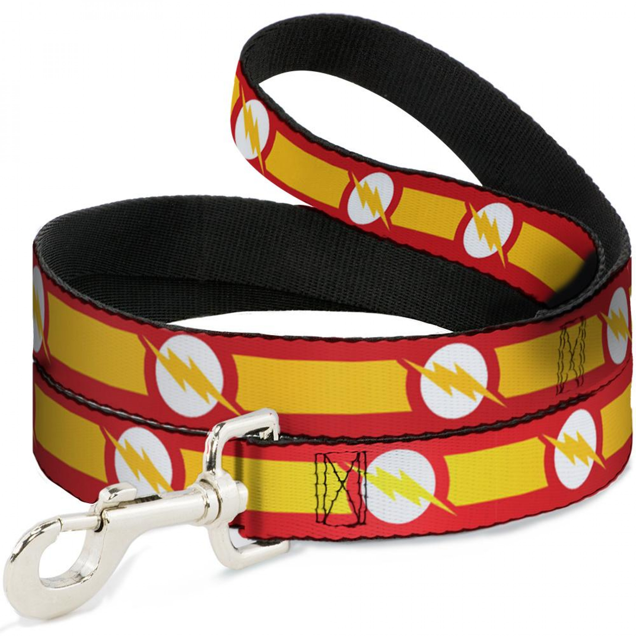 DC Comics Flash Brand Logo Dog Leash, Red