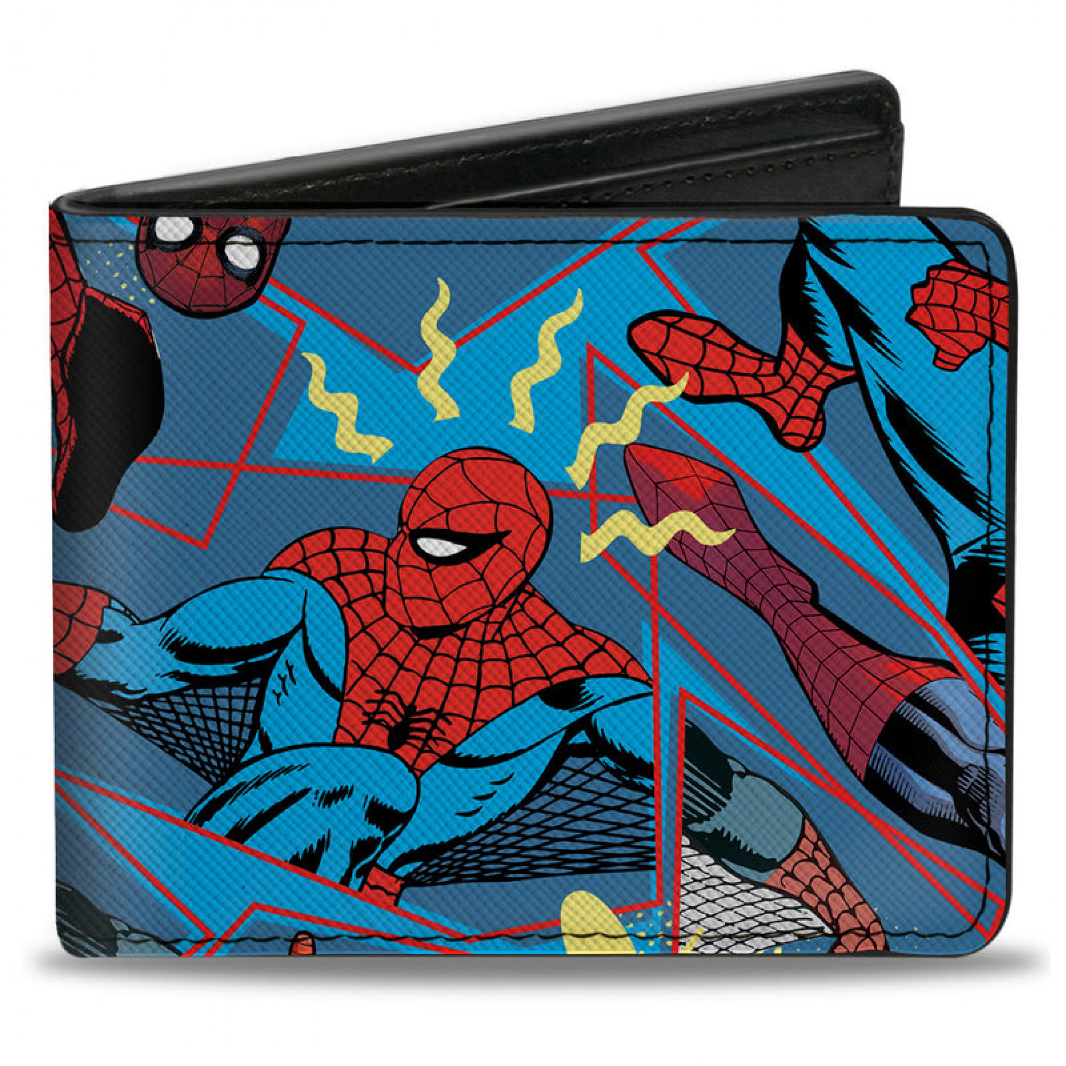 Spider-Man Beyond Amazing Spider Sense Poses Collage Bi-Fold Wallet, Multi-Color