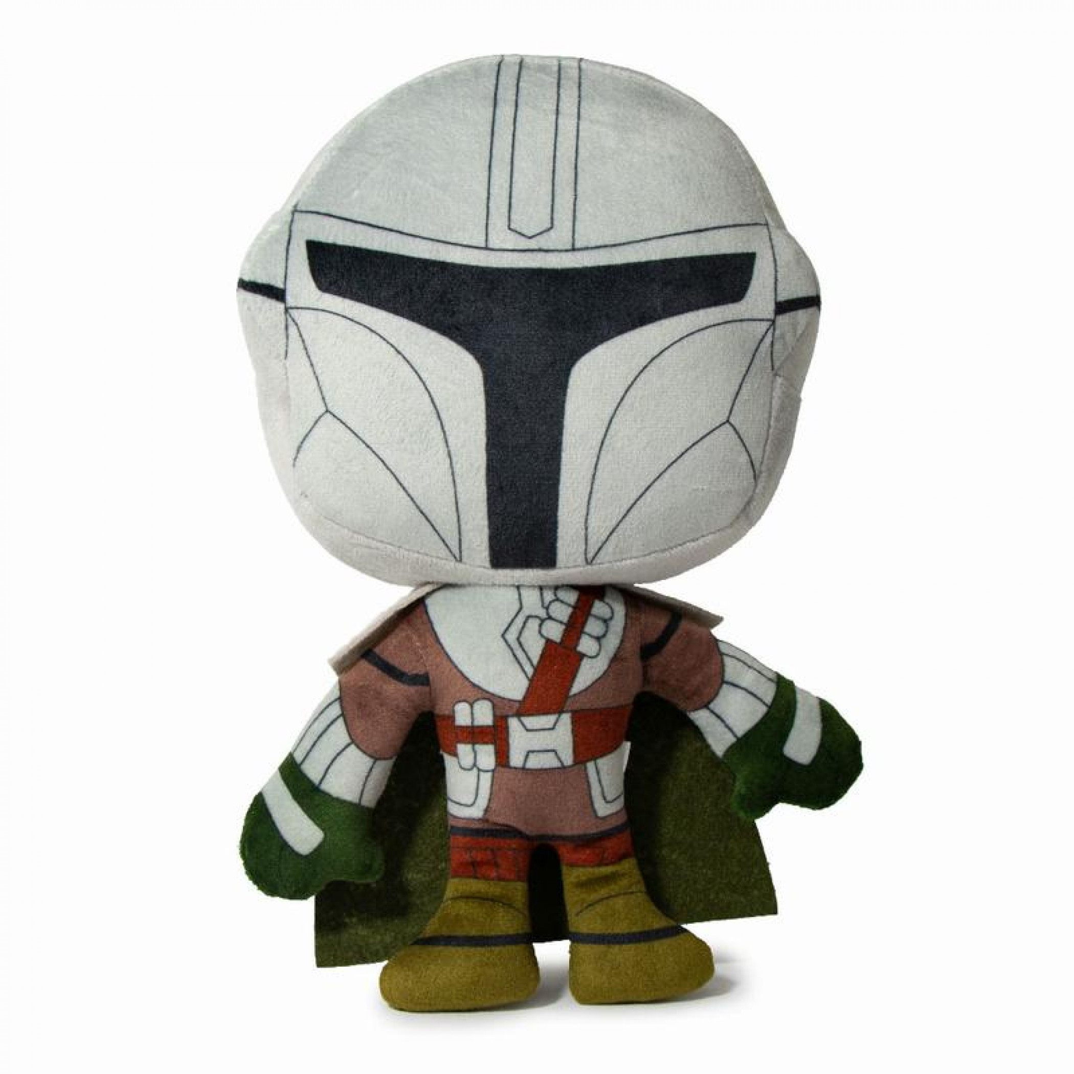 Star Wars Mandalorian Standing Pose Plush Squeaky Dog Toy, Multi-Color