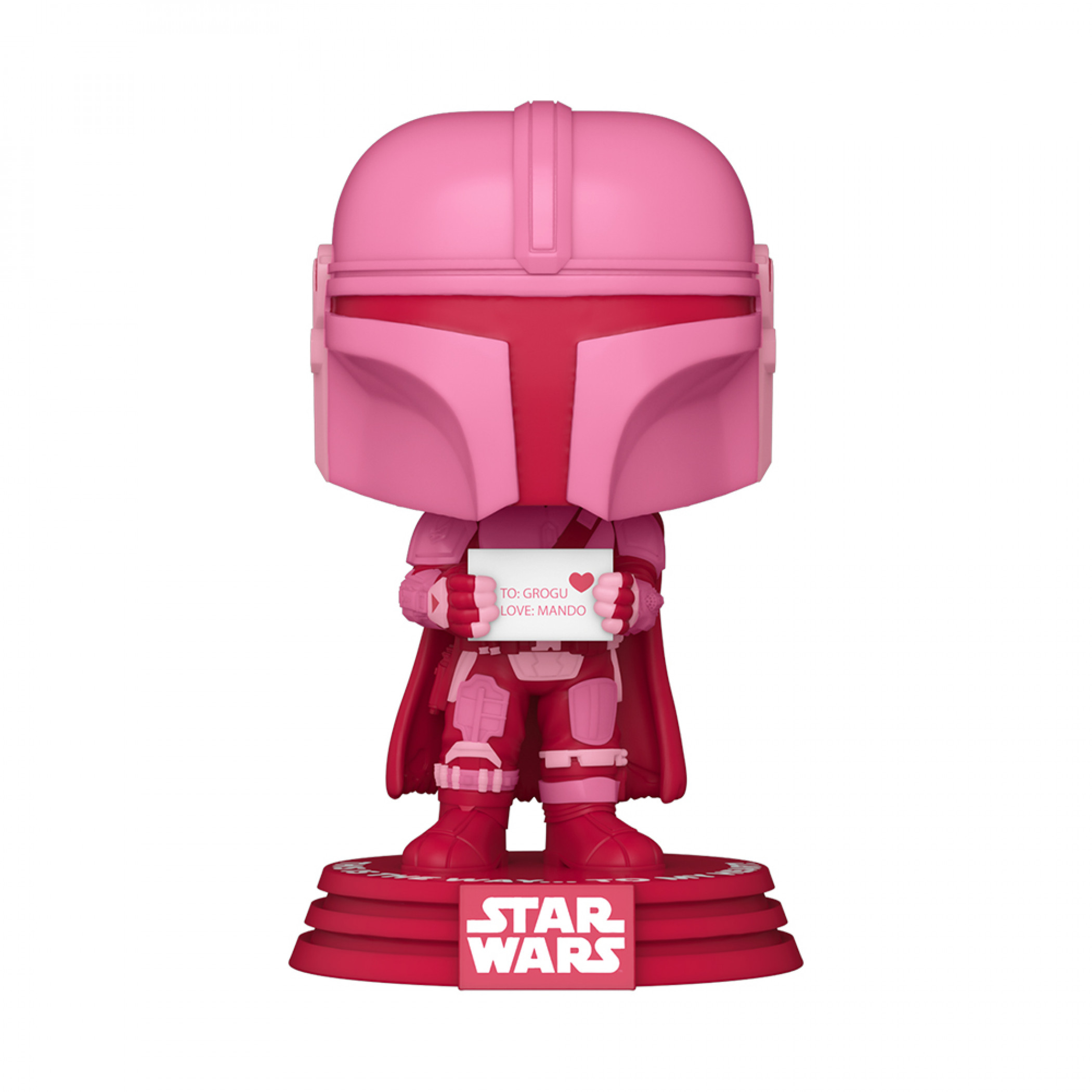 Star Wars The Mandalorian Valentines Theme Funko Pop! Vinyl Figure, Multi-Color