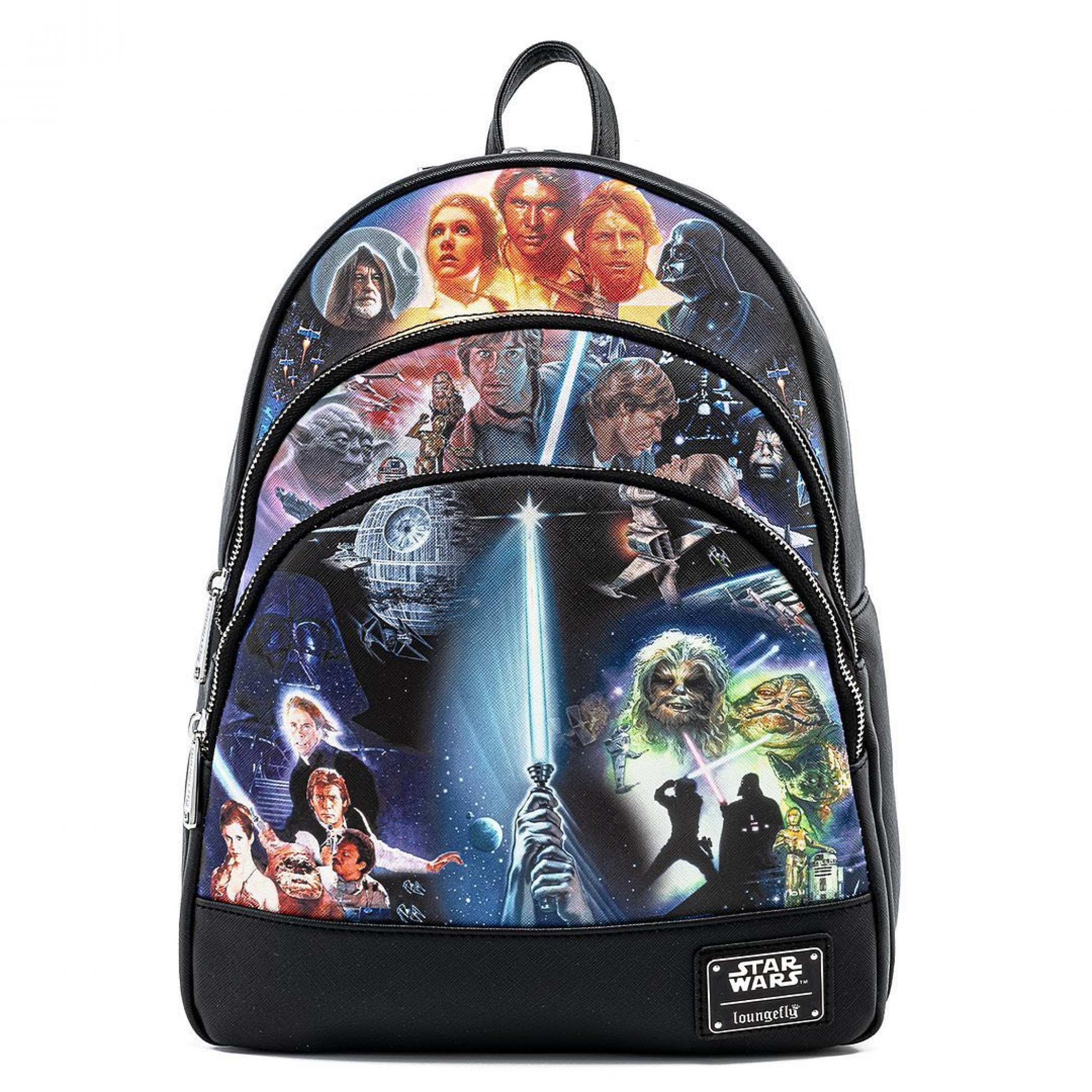 Star Wars Original Trilogy Mini Backpack by Loungefly, Multi-Color