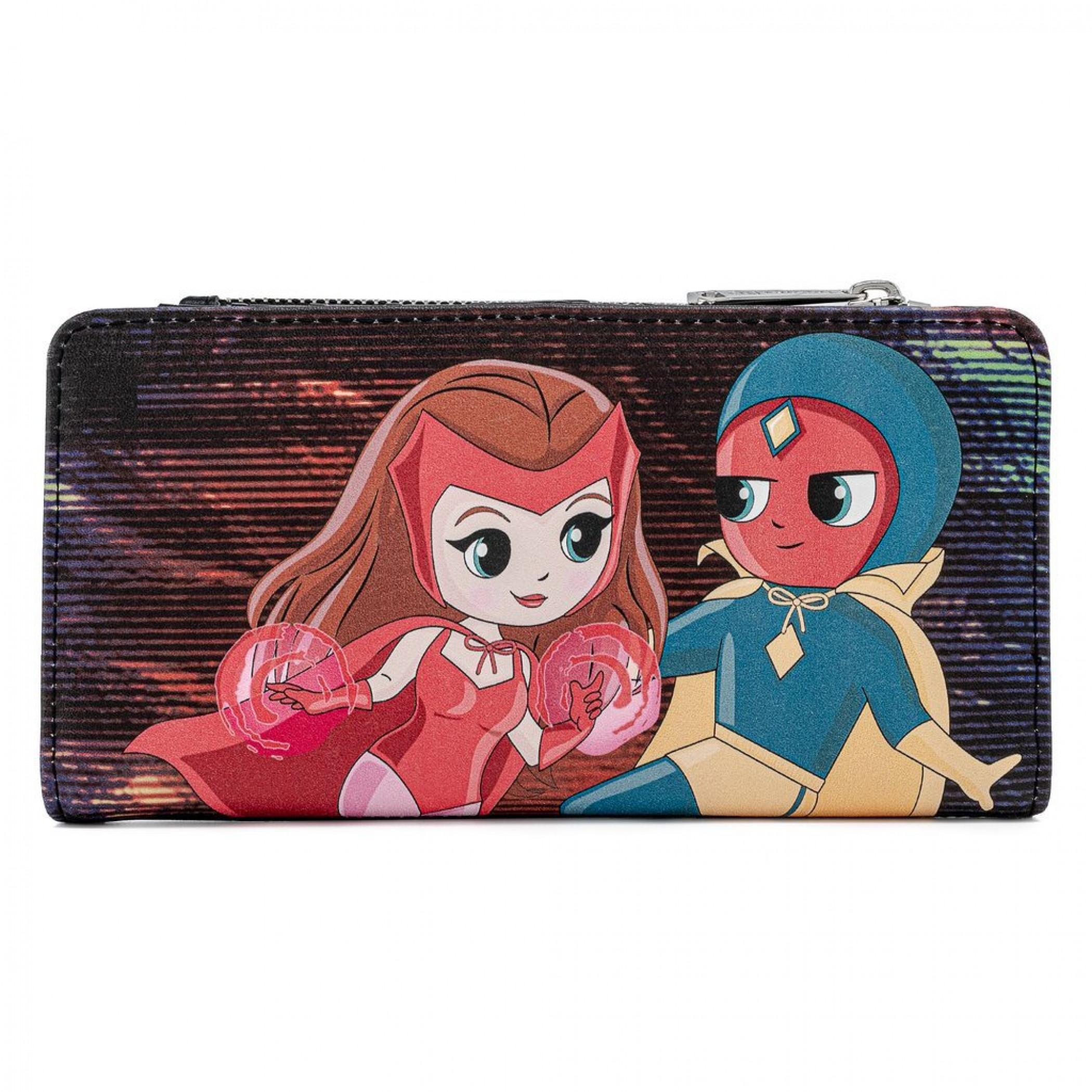 Marvel WandaVision Chibi Wallet by Loungefly, Multi-Color