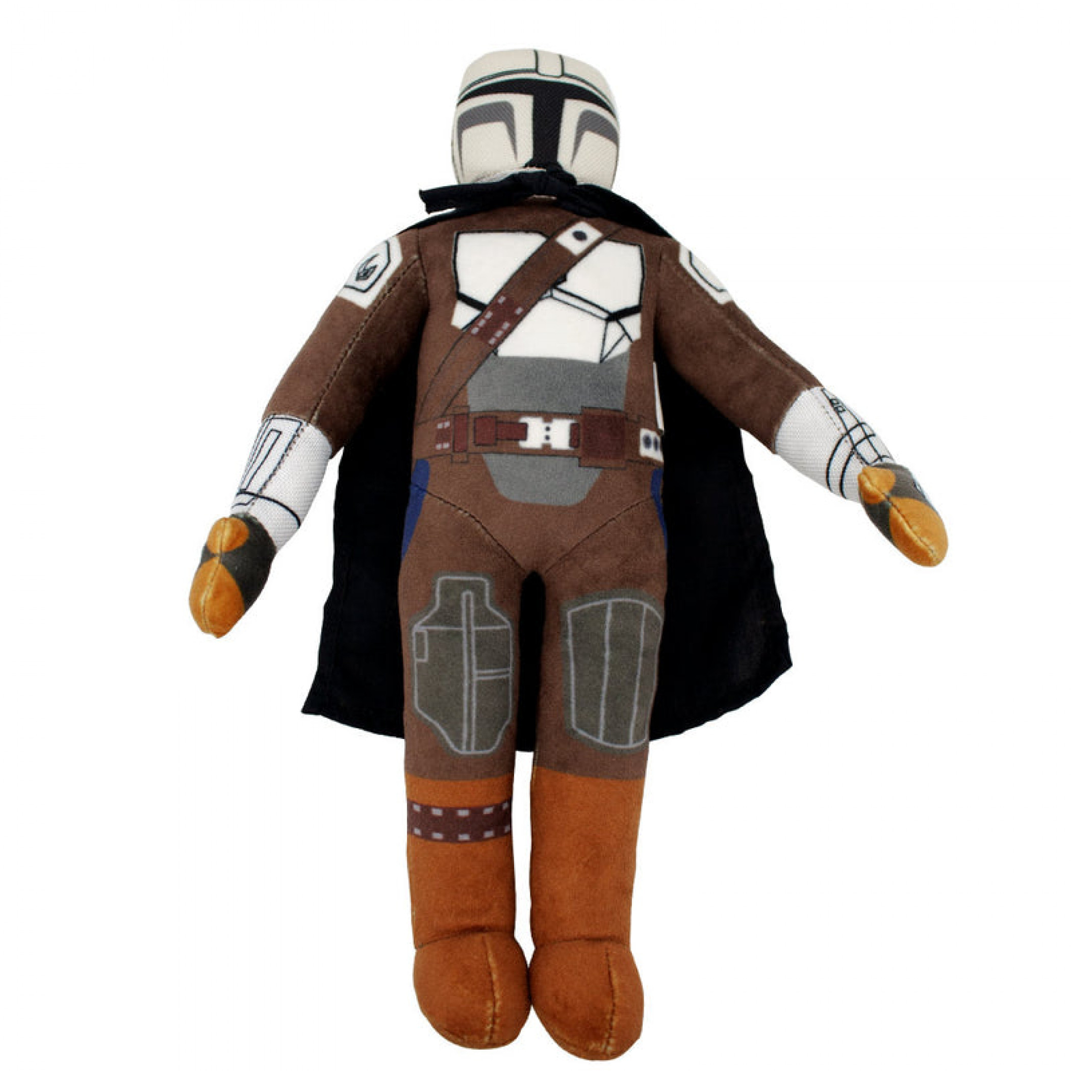 Star Wars The Mandalorian Standing Figure Pose Plush Squeaky Dog Toy, Multi-Color