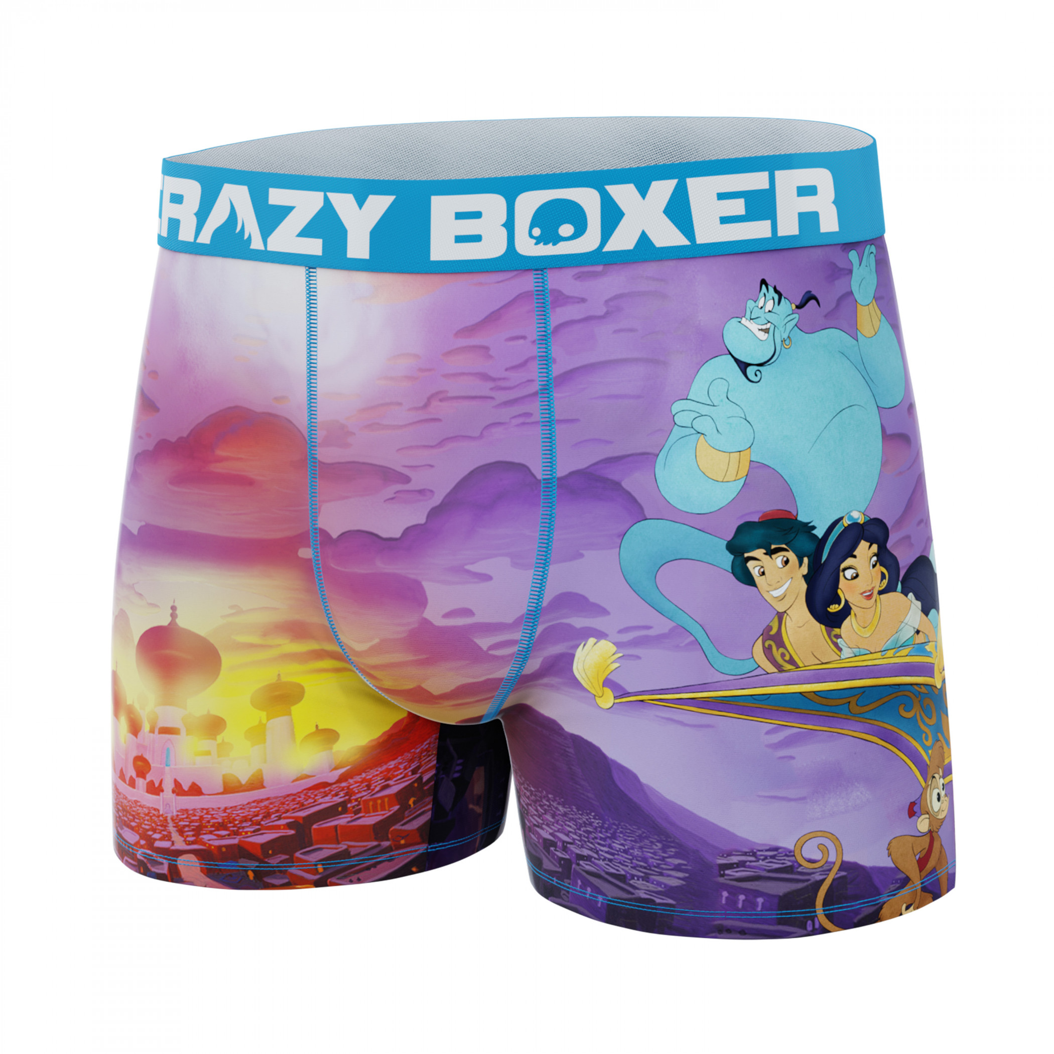 Crazy Boxers Aladdin at Sunset Boxer Briefs in Popcorn Box