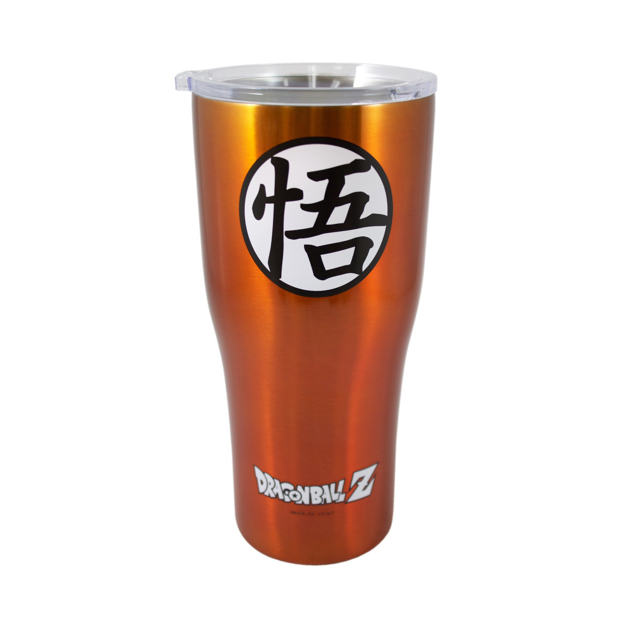 Dragon Ball Z Goku Symbol 30 oz. Travel Mug, Orange
