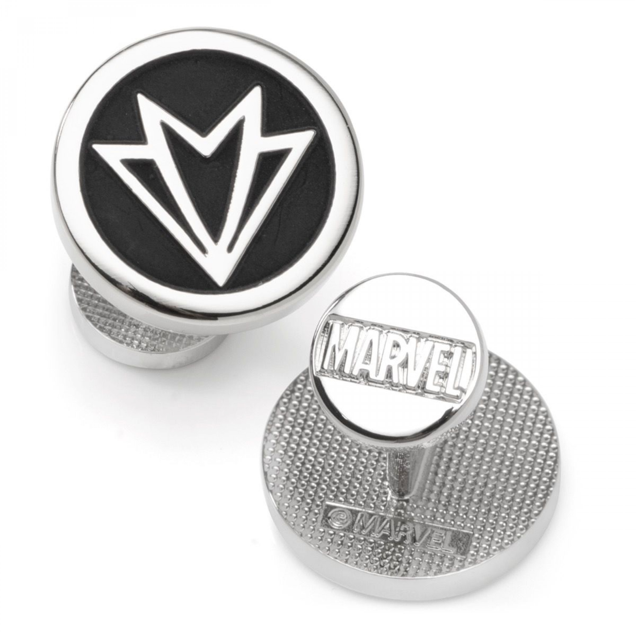Falcon Logo Cufflinks, Silver