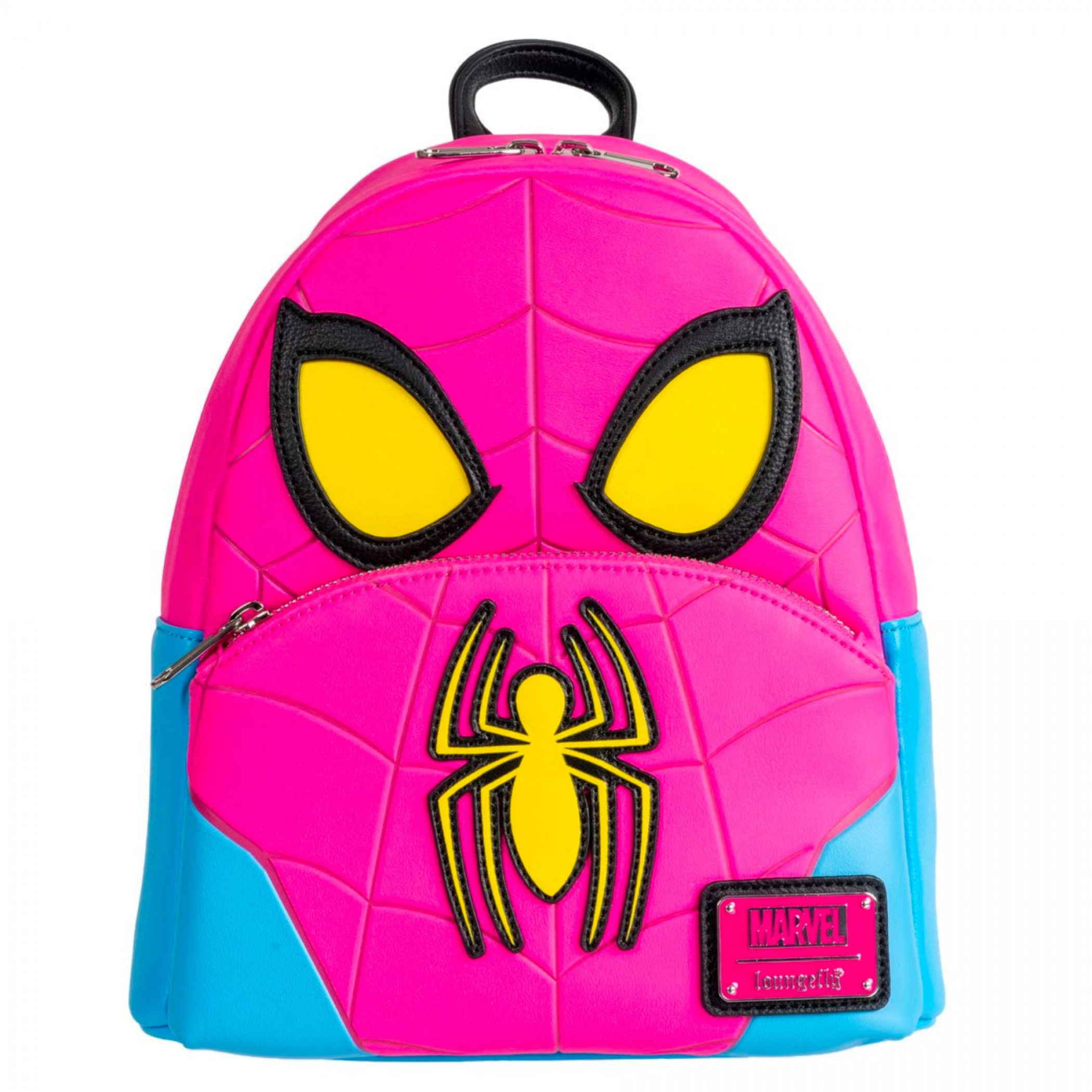 Spider-Man Cosplay Glow-in-the-Dark Mini-Backpack By Loungefly, Multi-Color