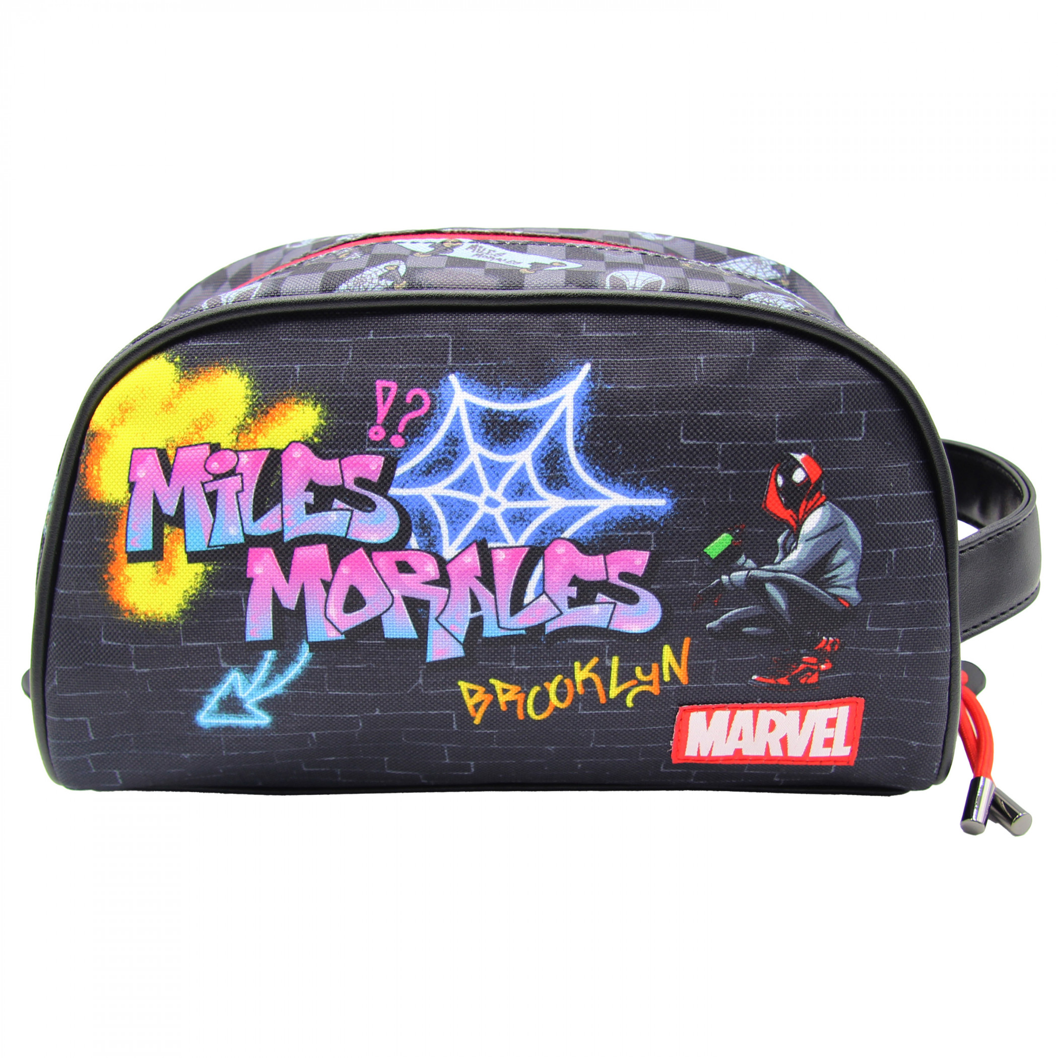 Miles Morales Brooklyn Graffiti Dopp Kit with Bottle, Multi-Color