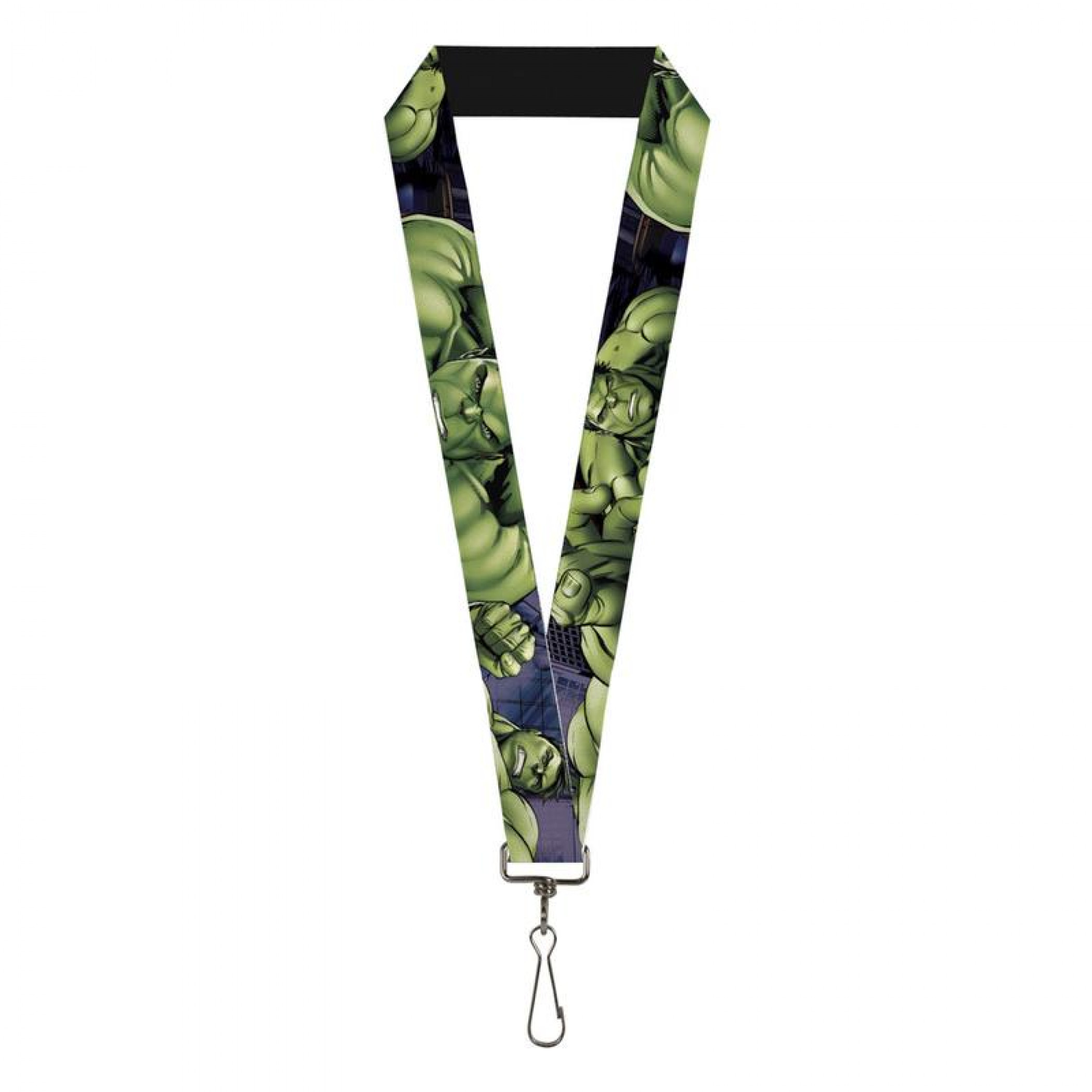 Marvel Avengers The Incredible Hulk Close Up Poses Lanyard, Multi-Color