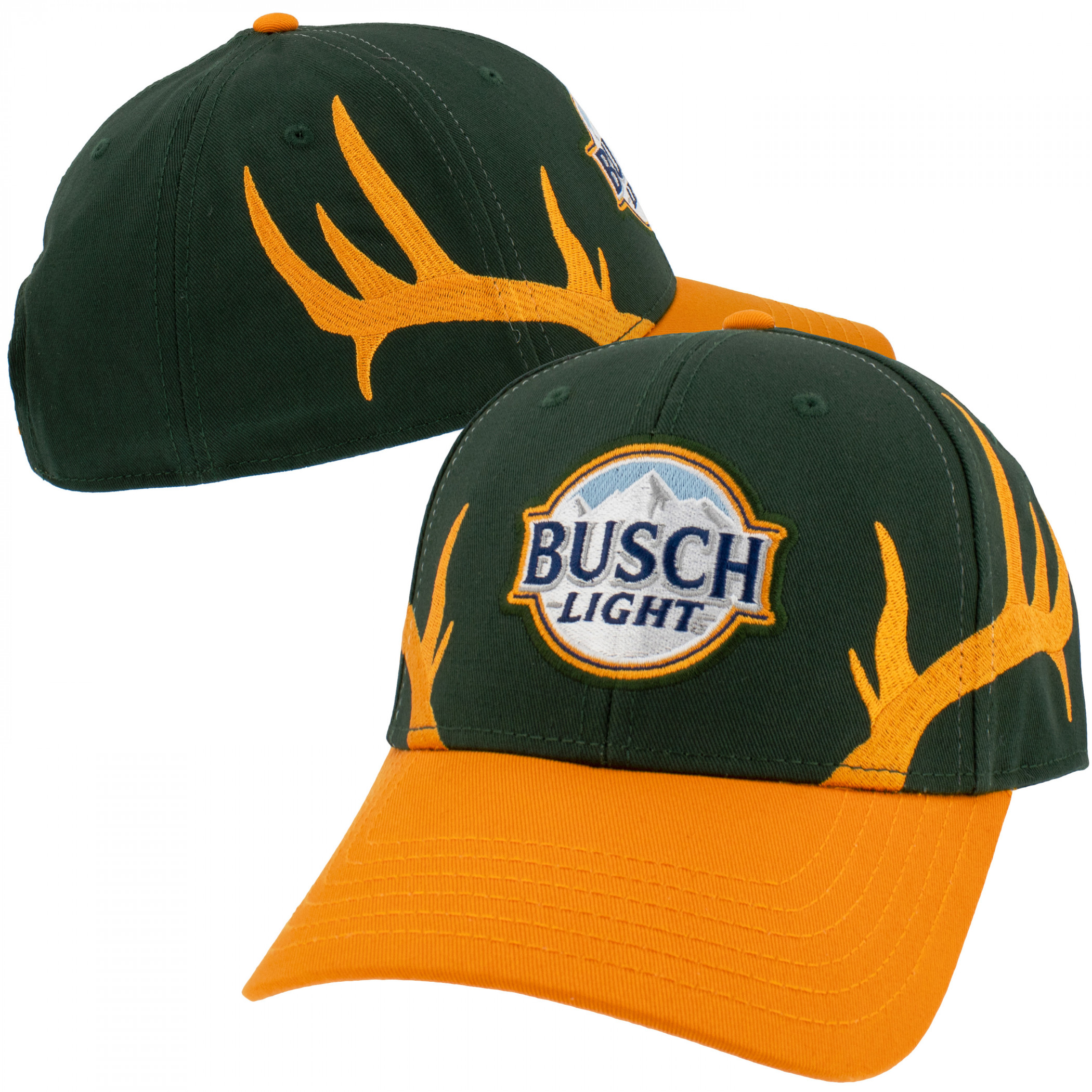 Busch Light Hunting Antlers Adjustable Hat