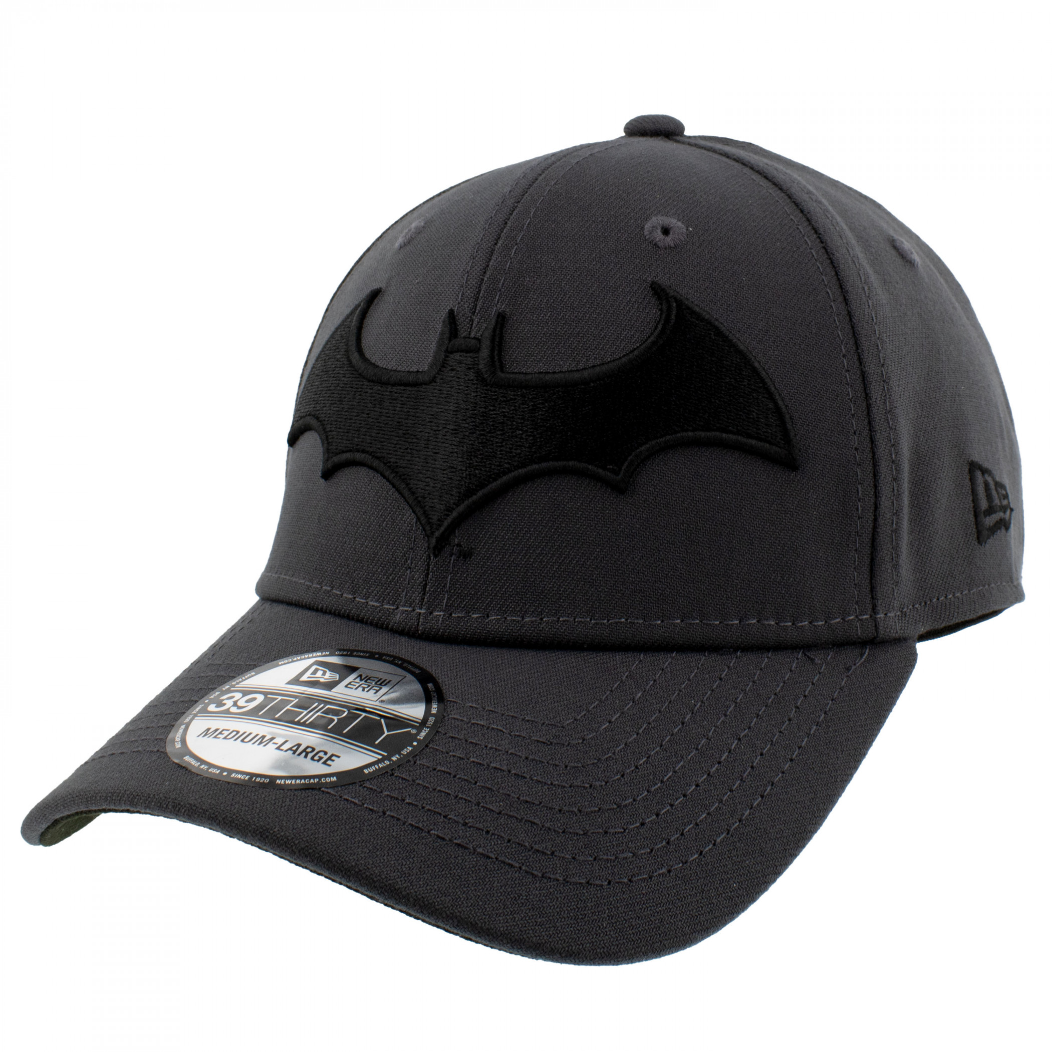 Batman Hush Symbol 39Thirty Fitted Hat, Black