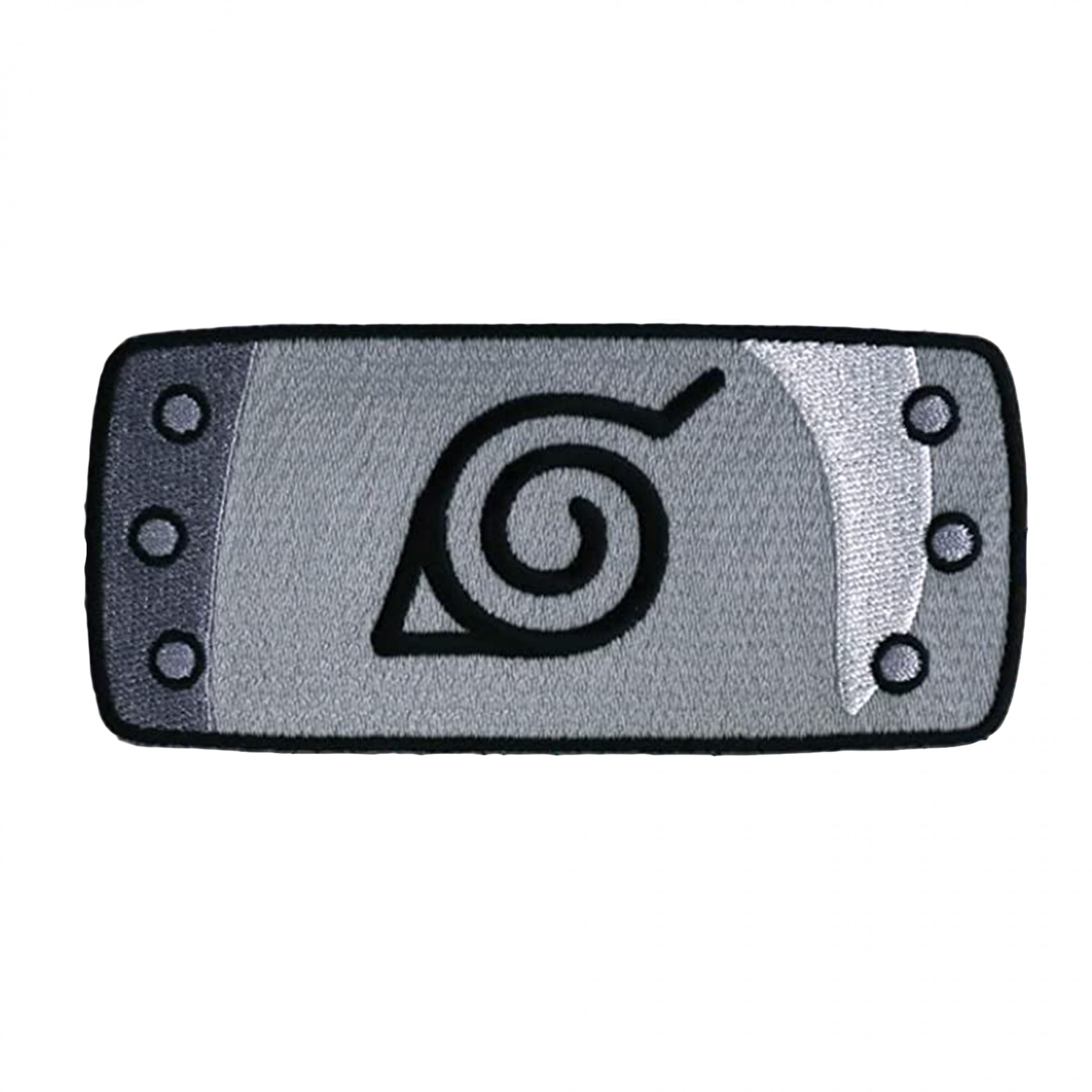 Naruto Shippuden Konohagakure Symbol Headband Iron On Patch, Multi-Color