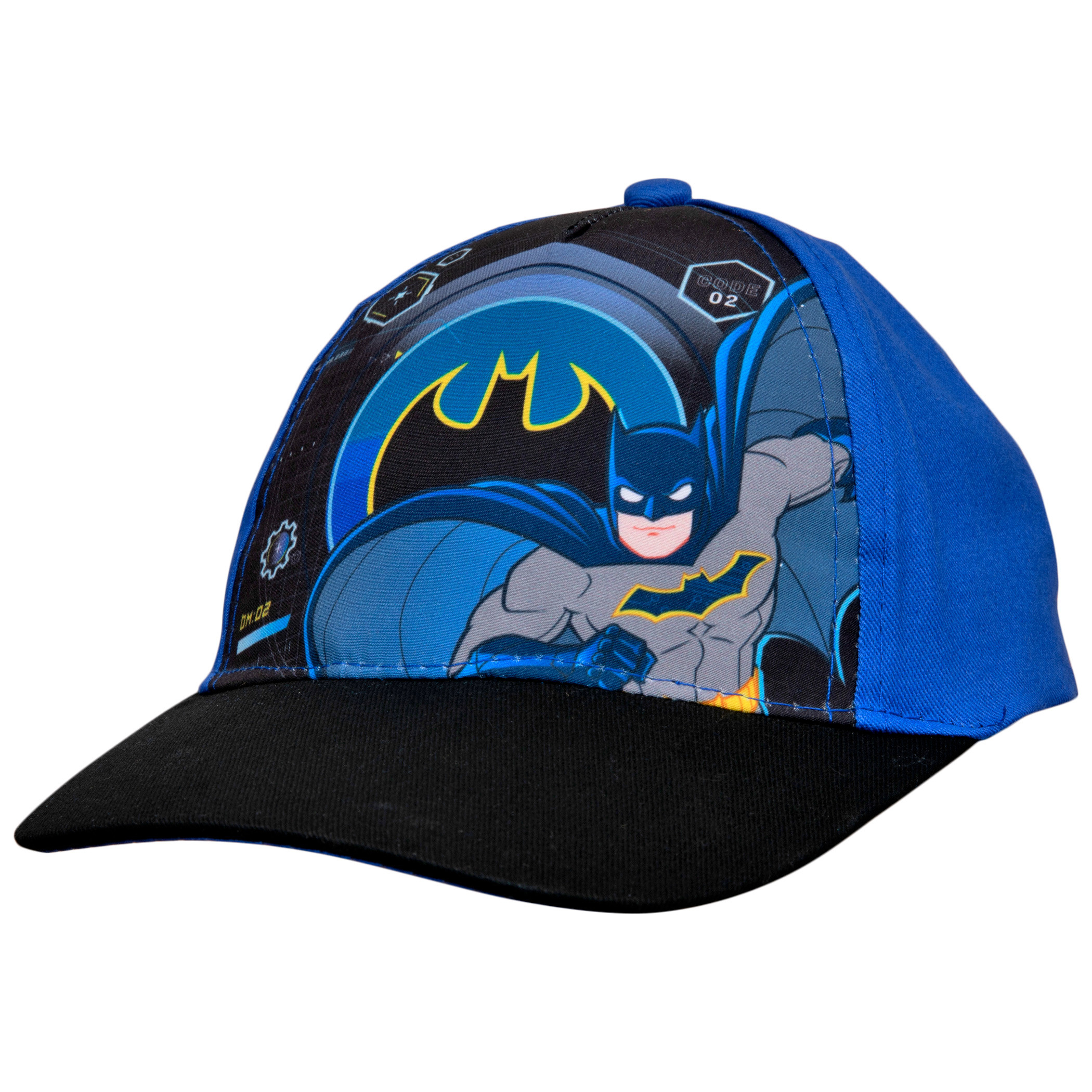 Batman Character and Symbol Youth Snapback Hat, Blue