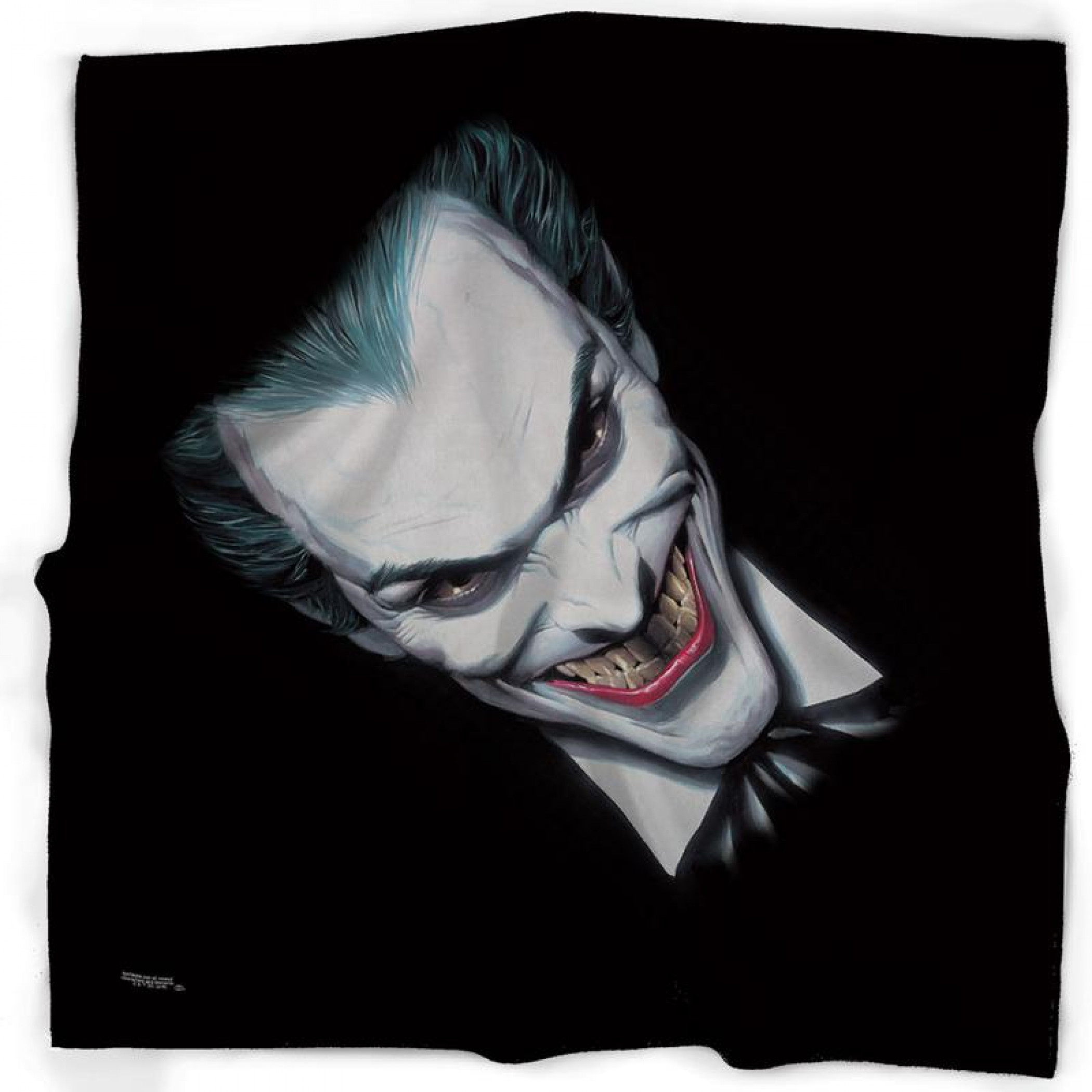 Joker Alex Ross Full Face Smile Bandana, Black