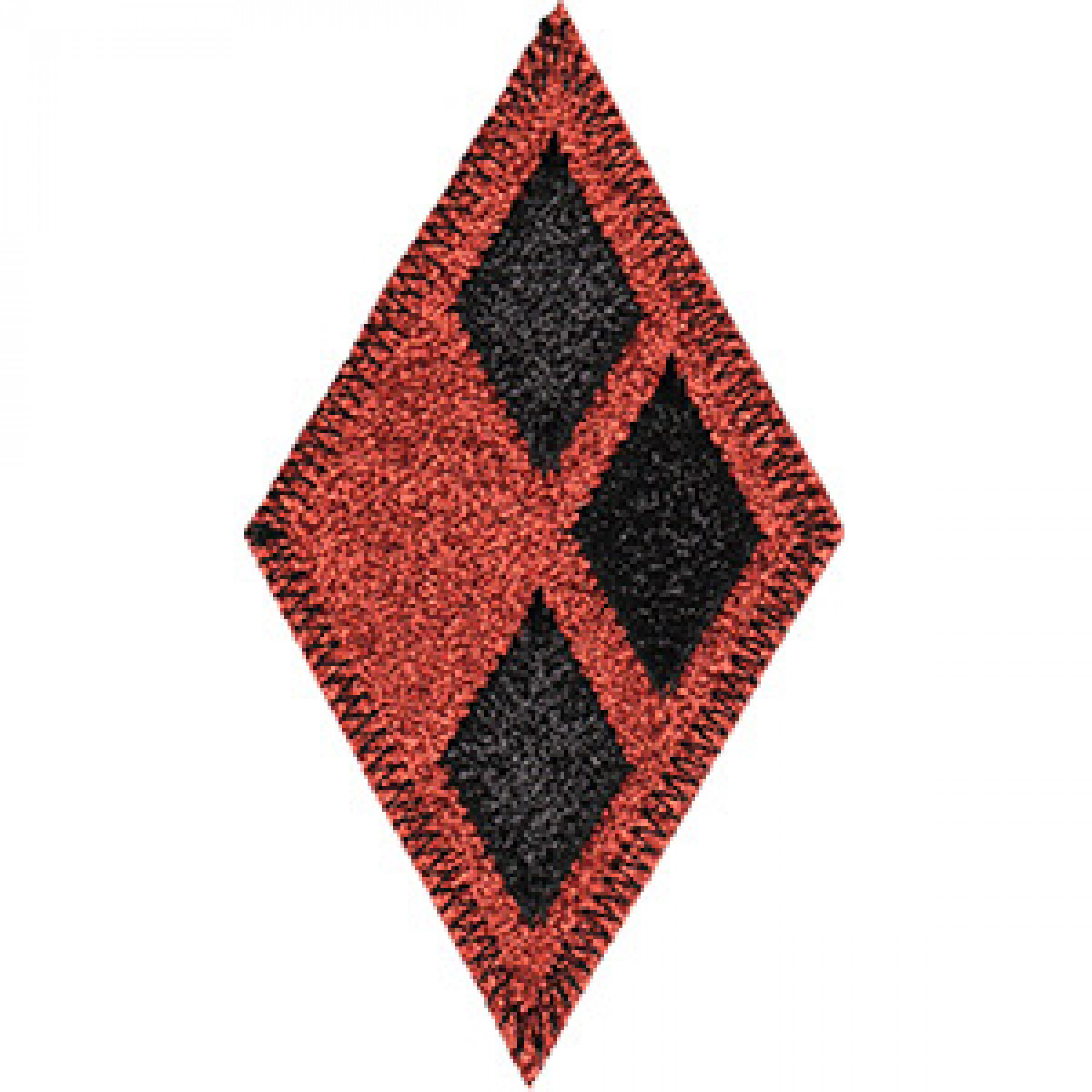 Harley Quinn Logo Diamond Patch, Red