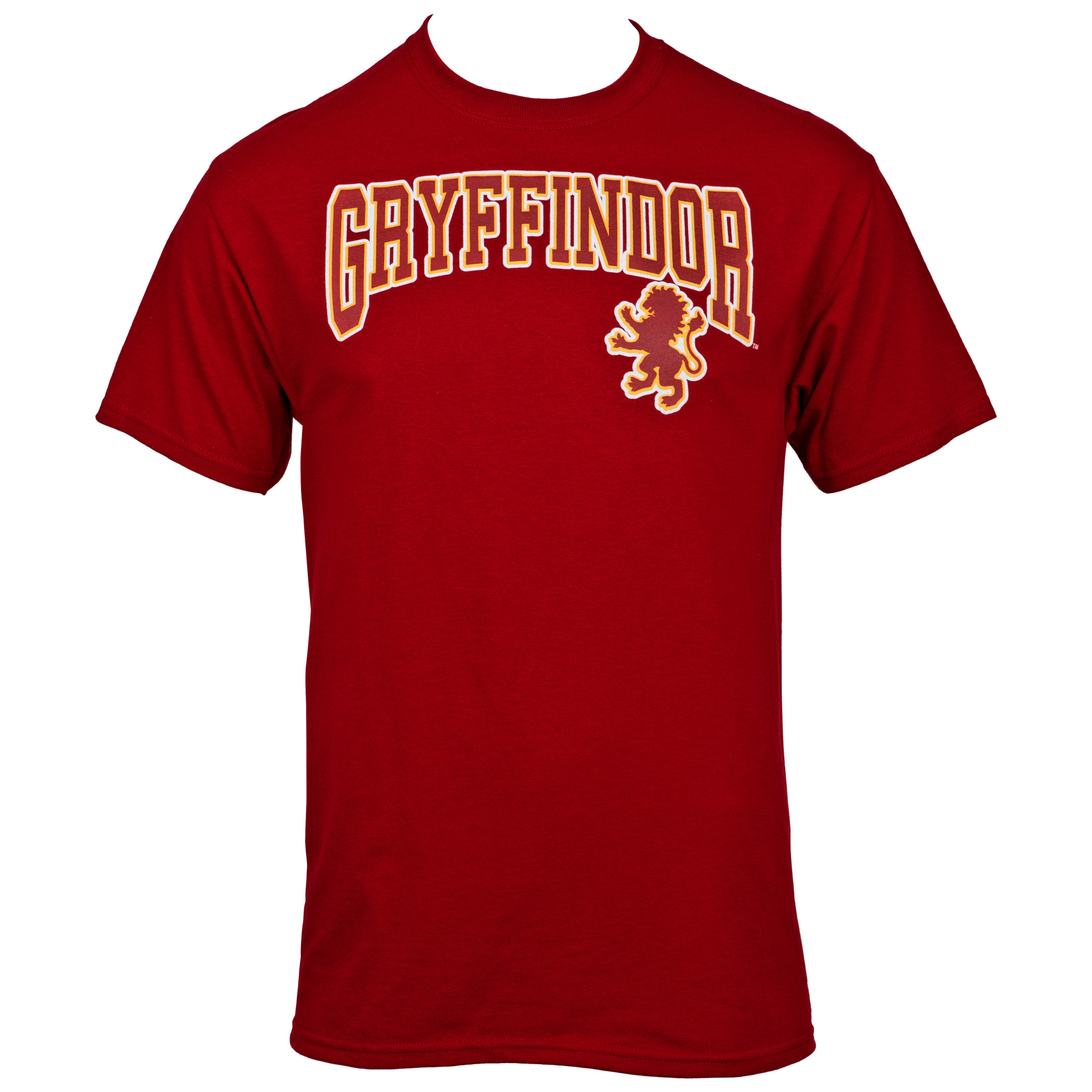 Harry Potter Hogwarts Team Gryffindor Letterman Style T-Shirt, Red
