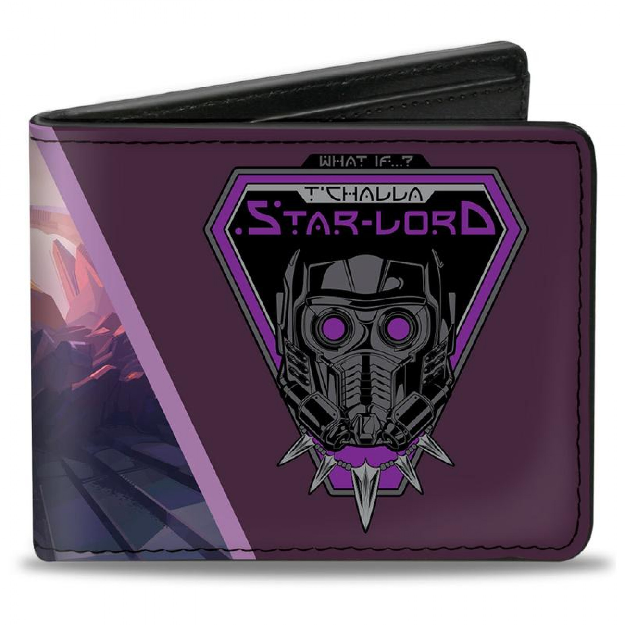 Marvel Studios What If Series T'Challa Star-Lord Bi-Fold Wallet, Multi-Color