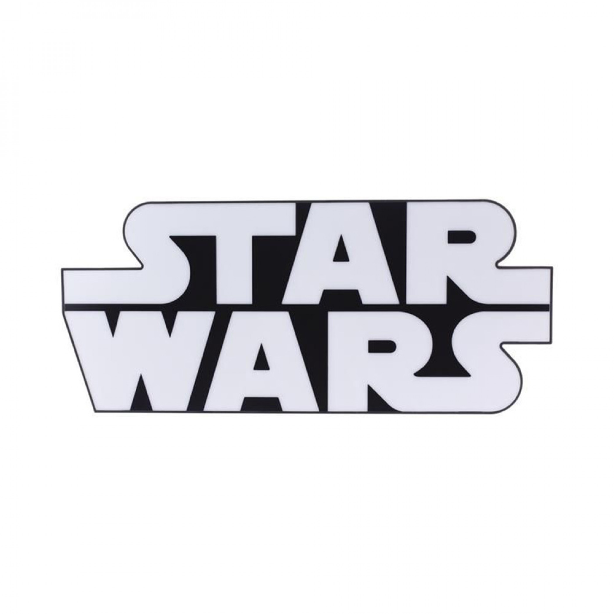 Star Wars Classic Title Logo Light, Black