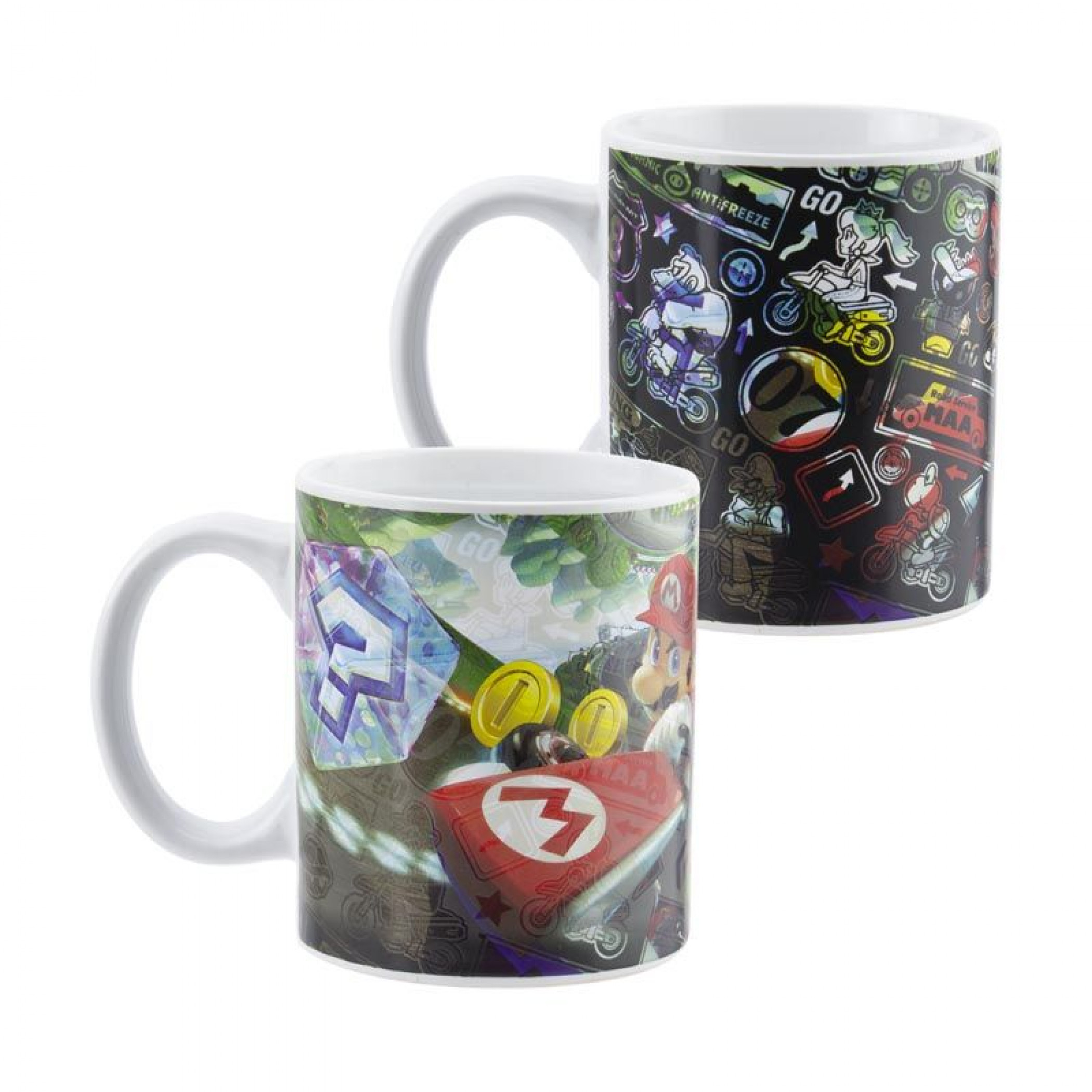 Nintendo Mario Kart 10oz. Heat Change Ceramic Mug, Multi-Color