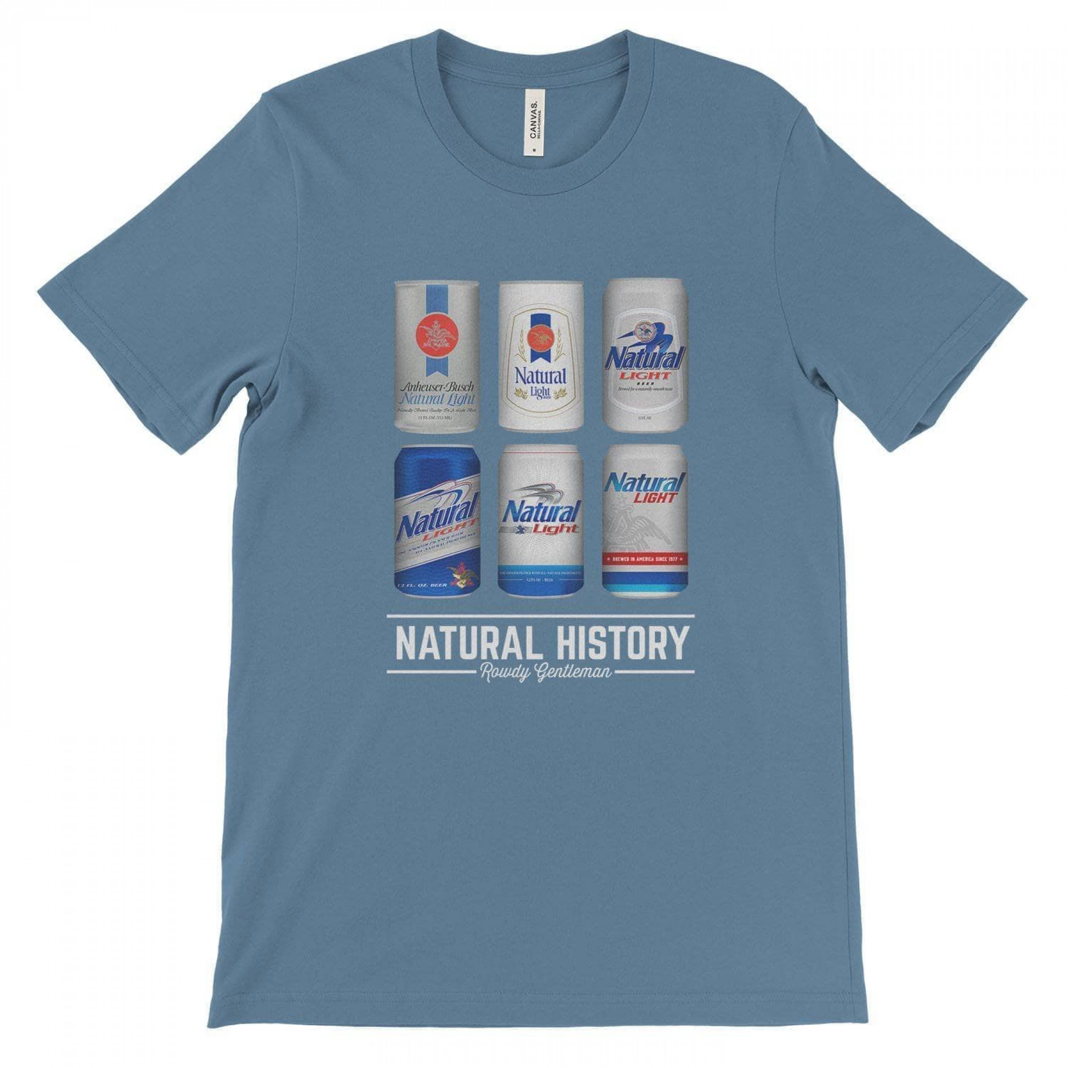 Natural Light Natty History Front Print Shirt