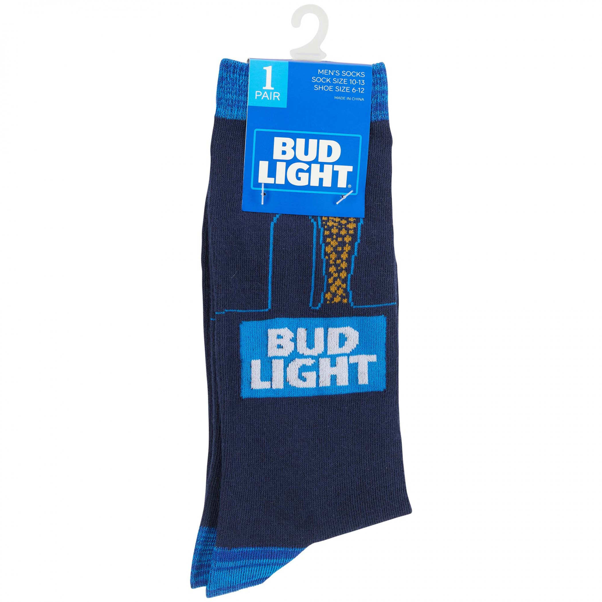 Bud Light Glass and a Beer Crew Socks
