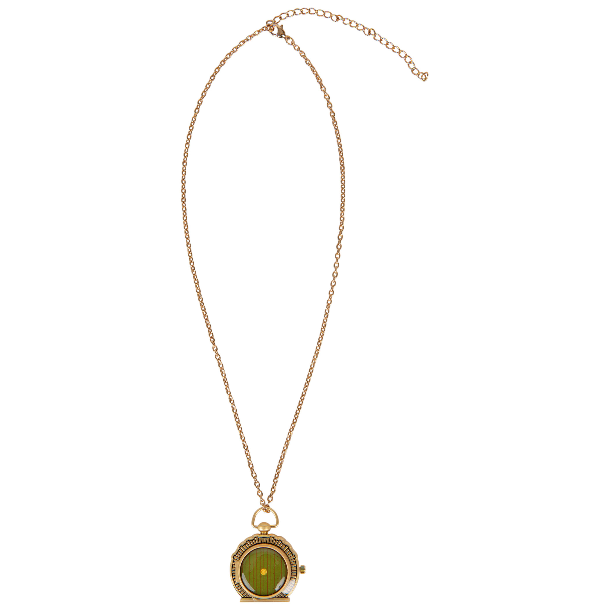 Lord of The Rings Necklace Pendant Watch, Gold