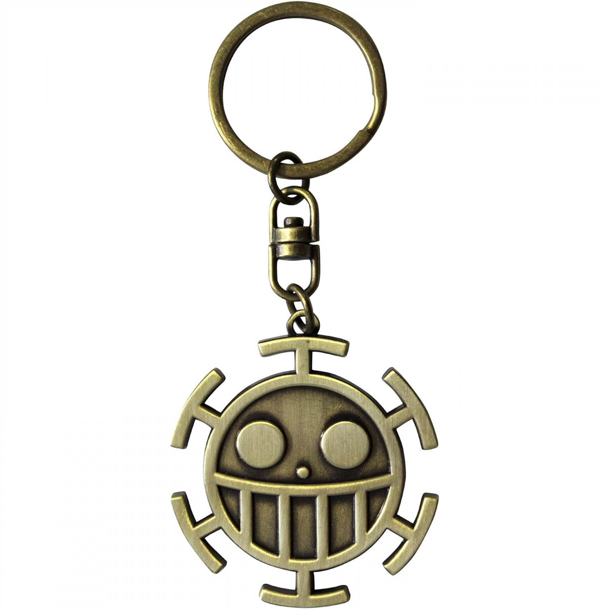 One Piece Heart Pirates 3D Keychain, Gold