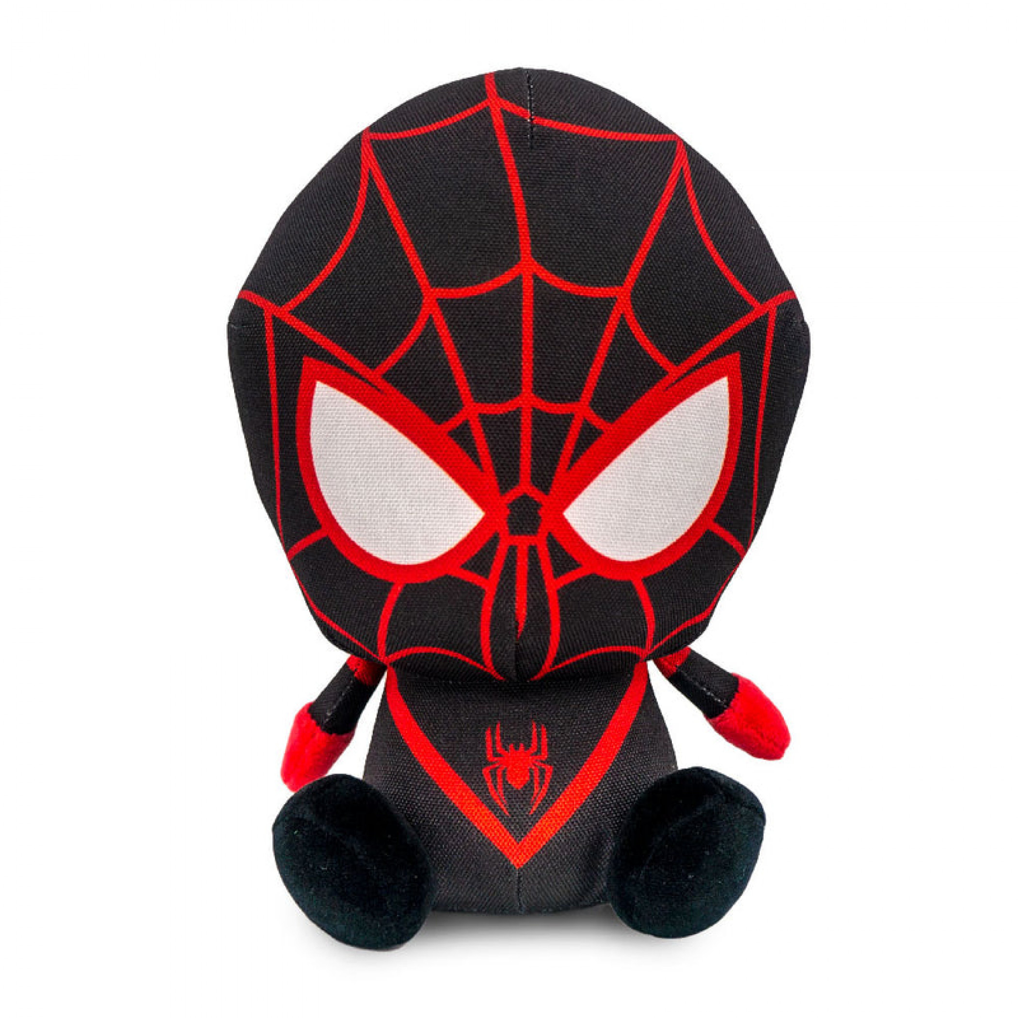 Spider-Man Miles Morales Full Body Sitting Pose Plush Squeaky Dog Toy, Multi-Color