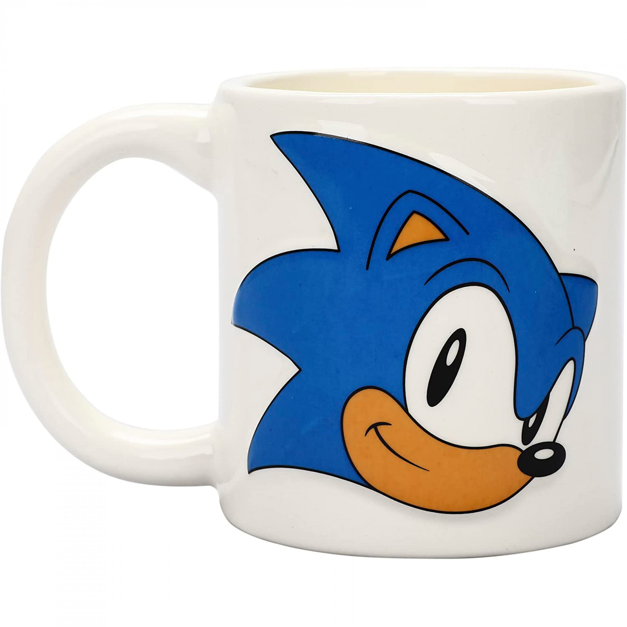 Sonic The Hedgehog Let's Roll Mug, White
