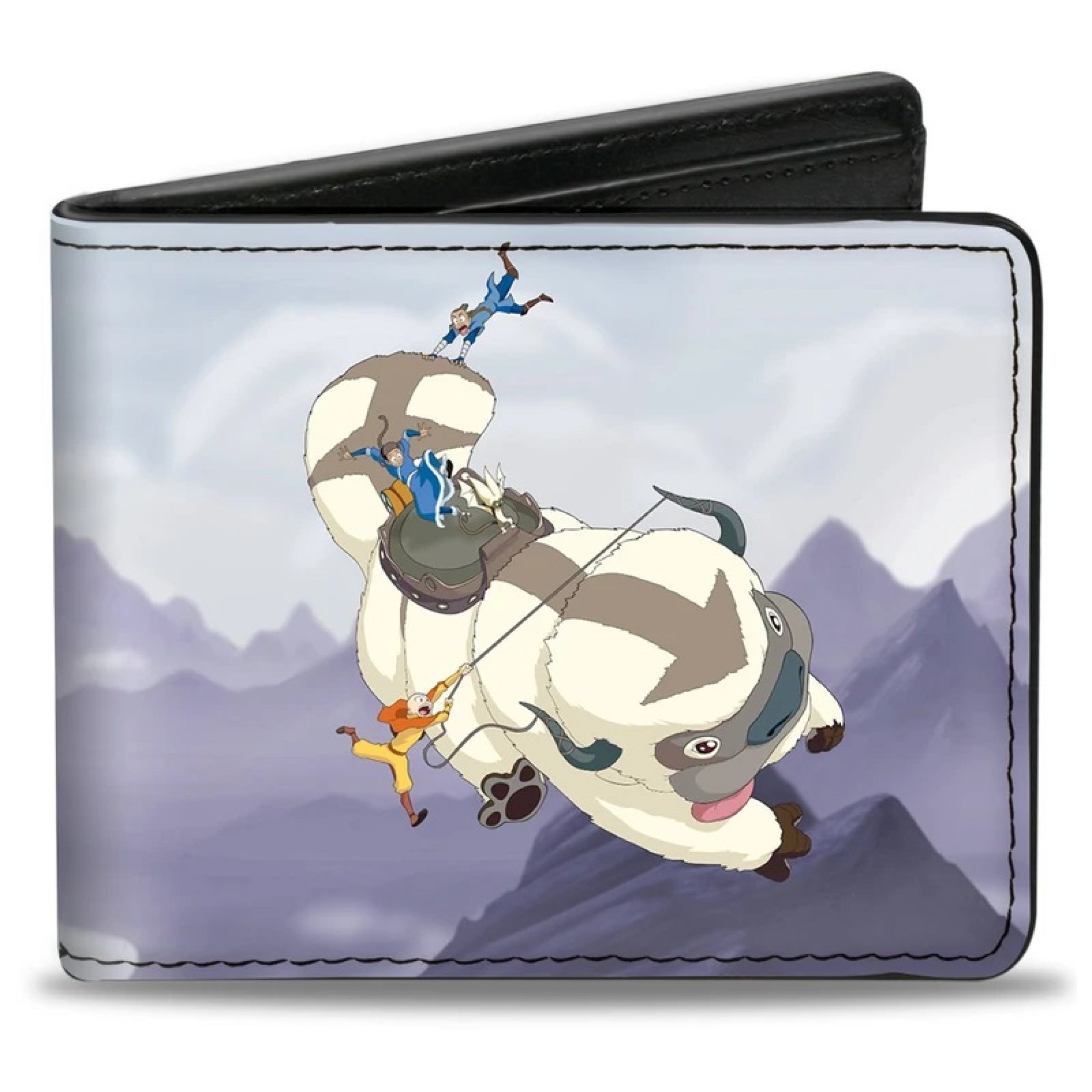 Avatar: The Last Airbender Appa Carrying Over Mountains Bi-Fold Wallet, Multi-Color