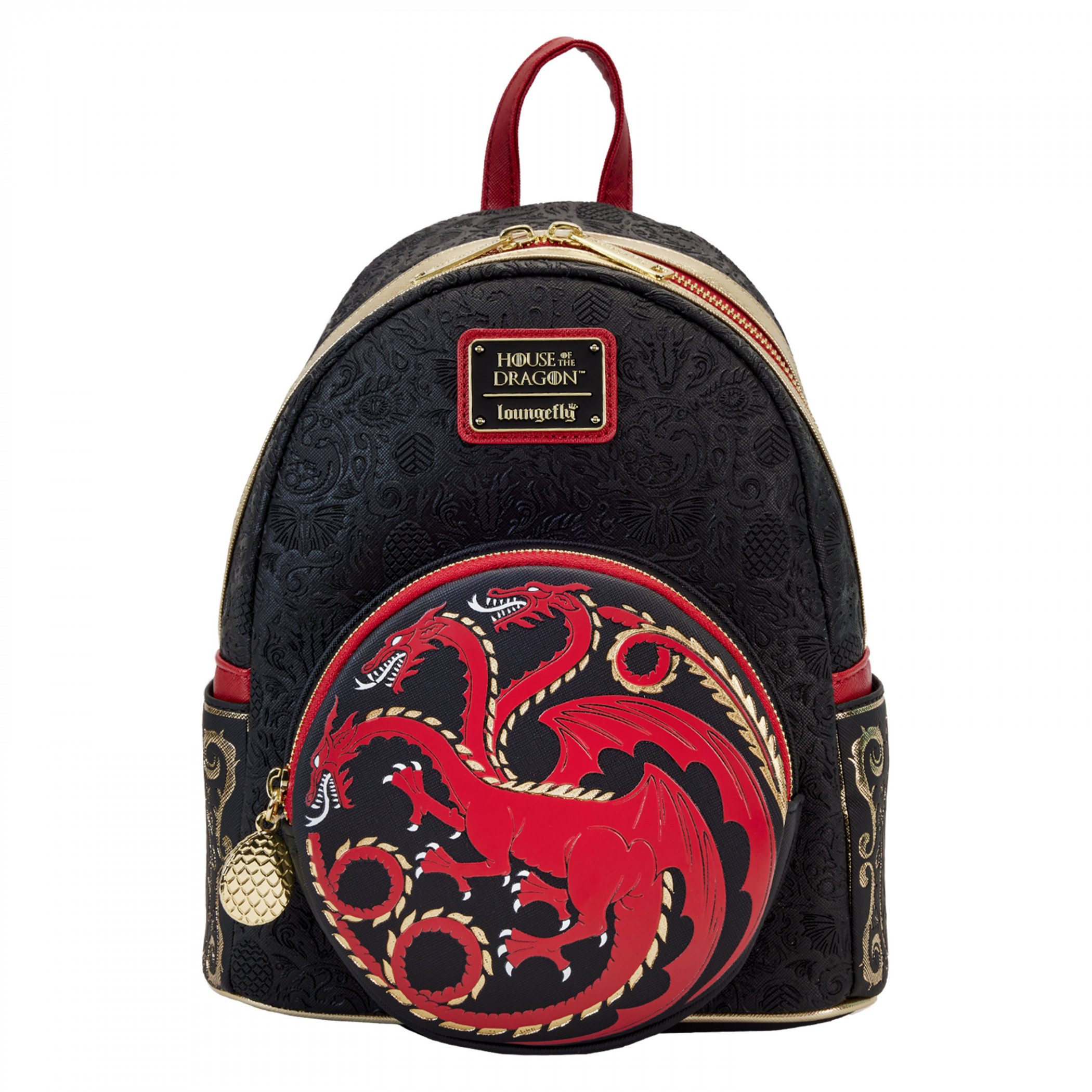 House of The Dragon Golden Targaryen Mini Backpack by Loungefly, Multi-Color