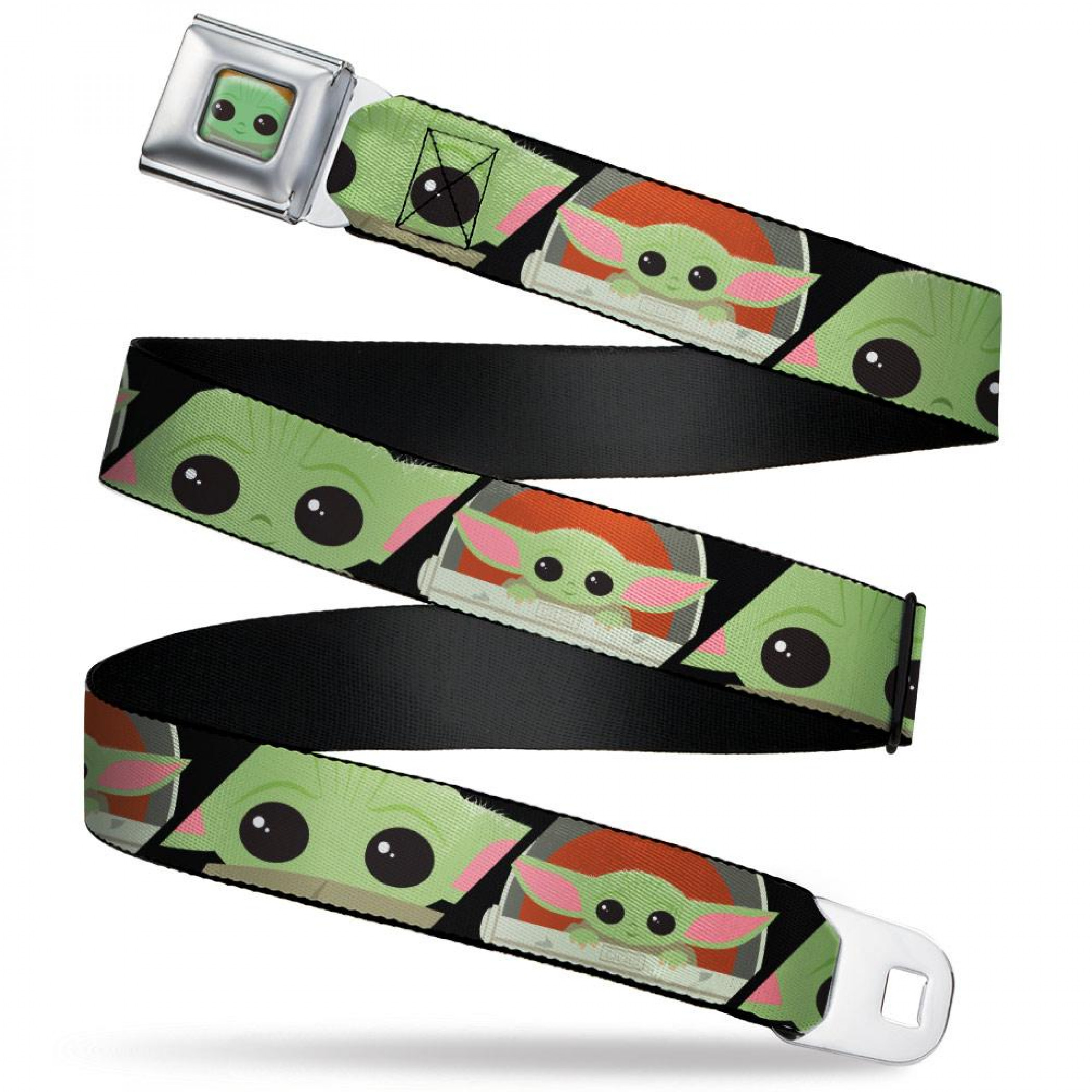 The Mandalorian The Child Chibi Seatbelt Belt, Black