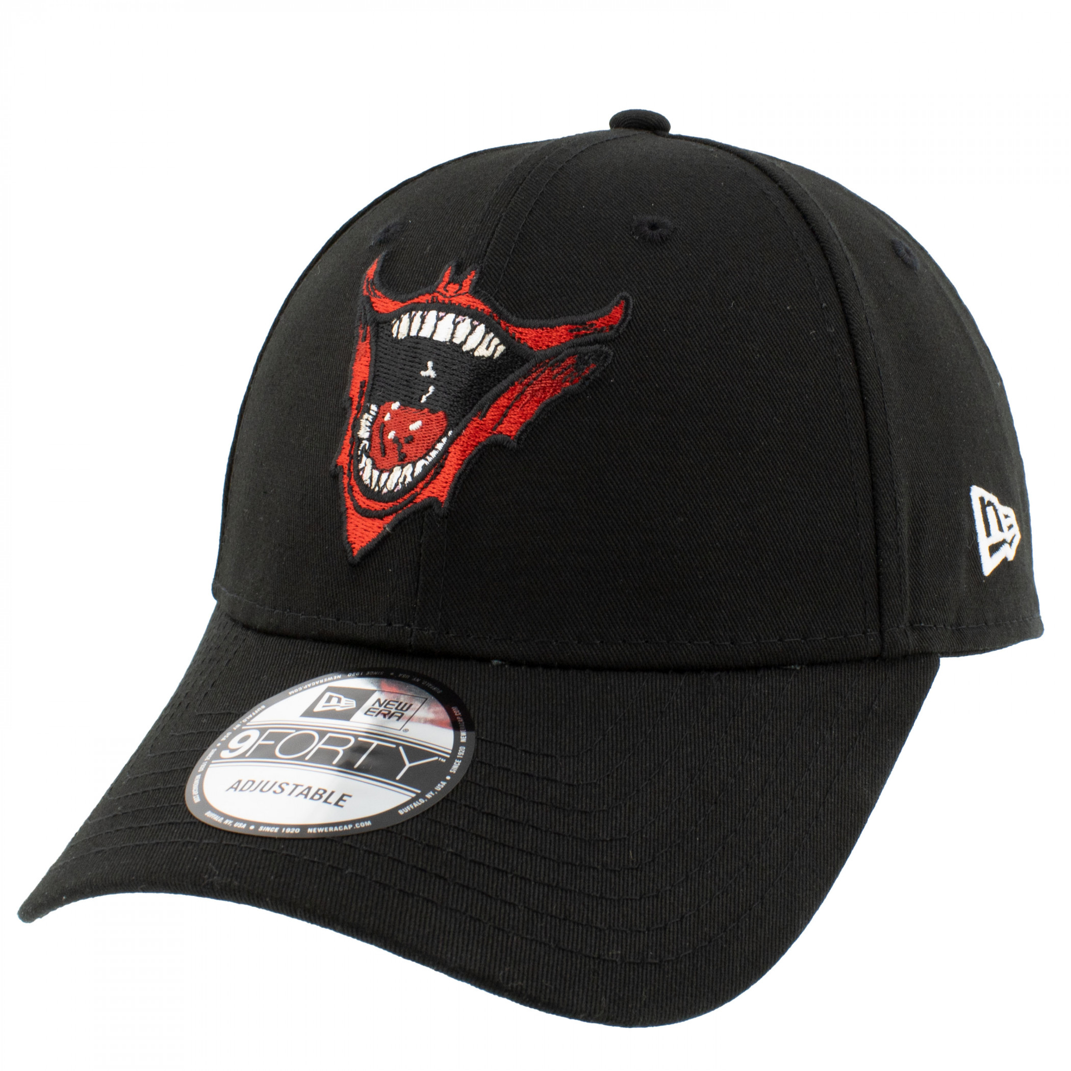 The Joker He Who Laughs New Era 9Forty Adjustable Hat, Black