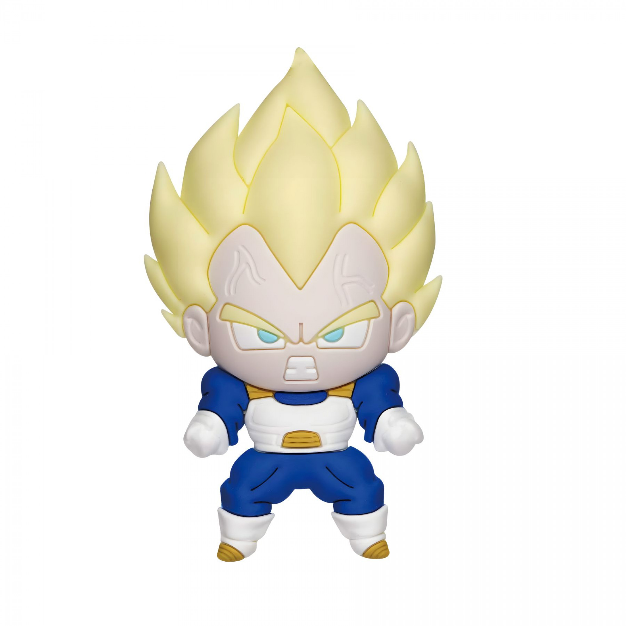 Dragon Ball Z Super Saiyan Vegeta 3D Foam Magnet, Multi-Color