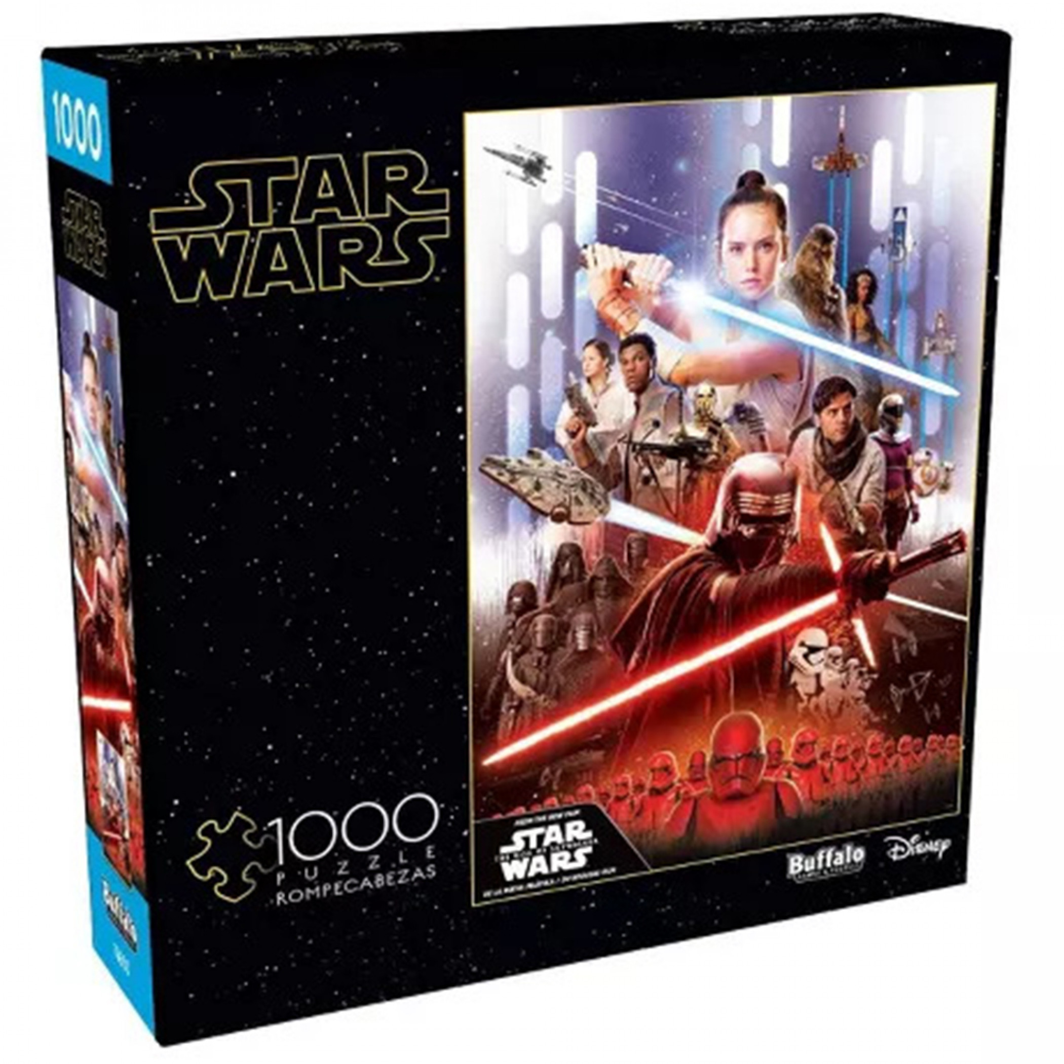 Star Wars Rise of Skywalker 1000 Piece Buffalo Games Jigsaw Puzzle, Multi-Color