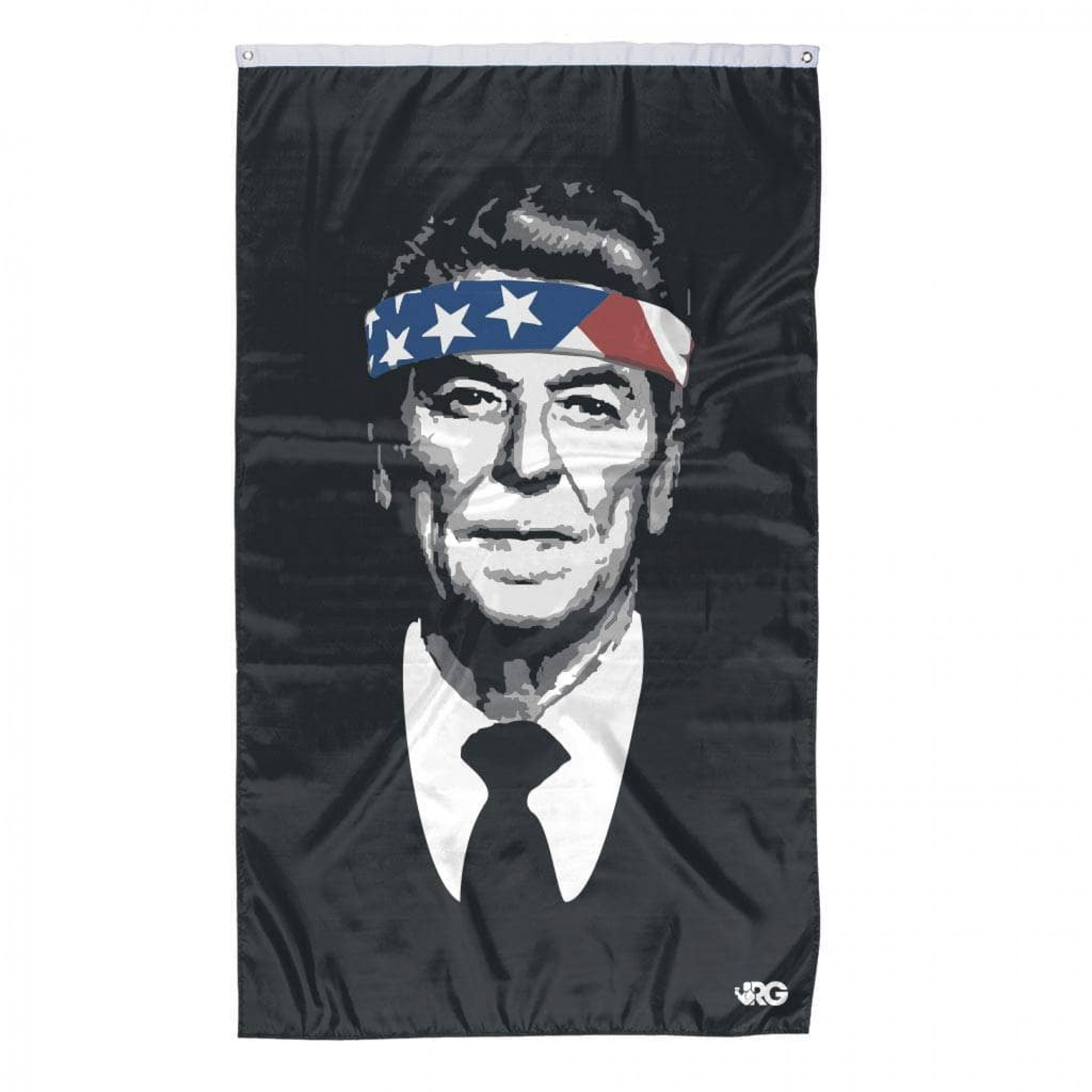 Rowdy Reagan American Flag Bandanna Flag