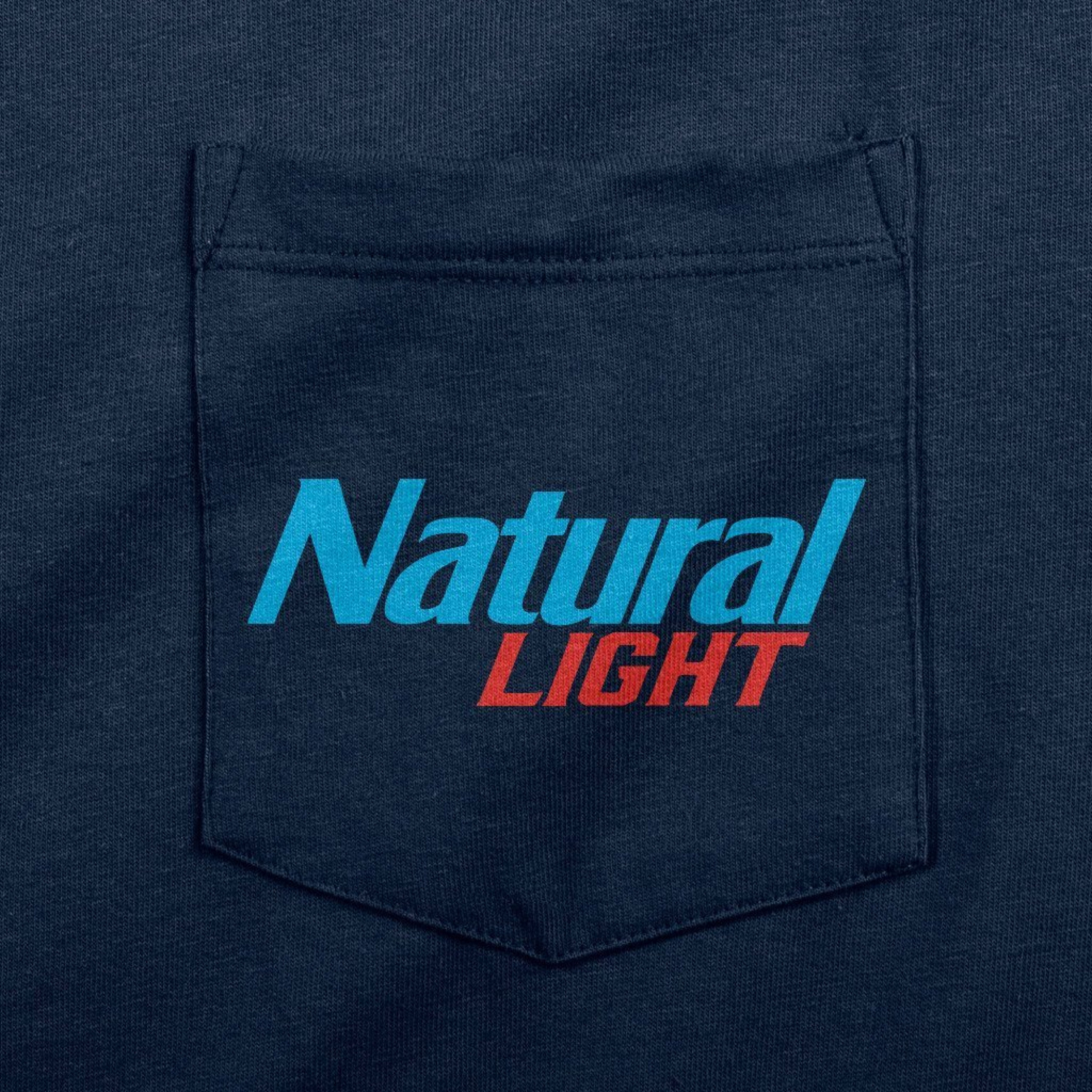 Natural Natty Light Stained Glass Rowdy Gentleman Men's Blue T-Shirt