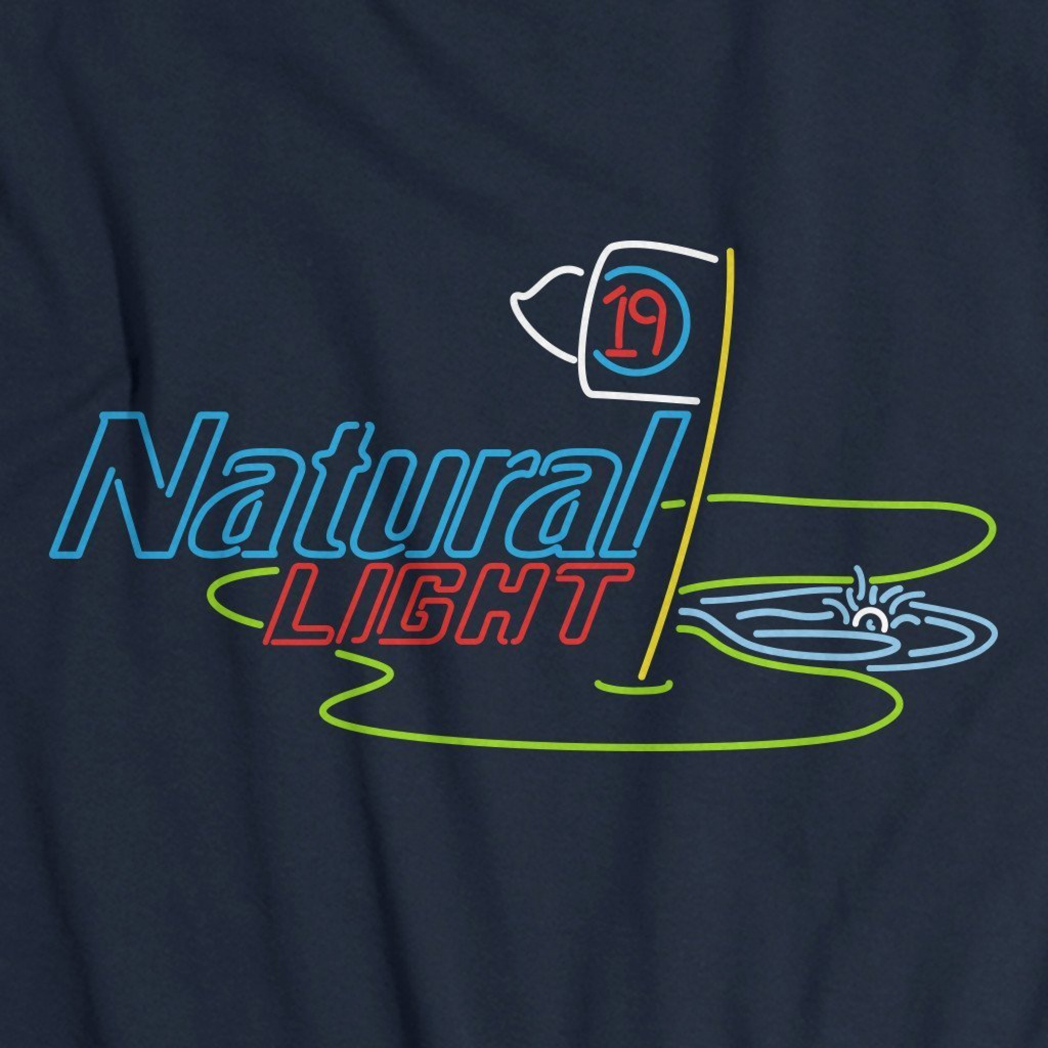 Natural Light 19th Hole - Short Sleeve Pocket T-Shirt