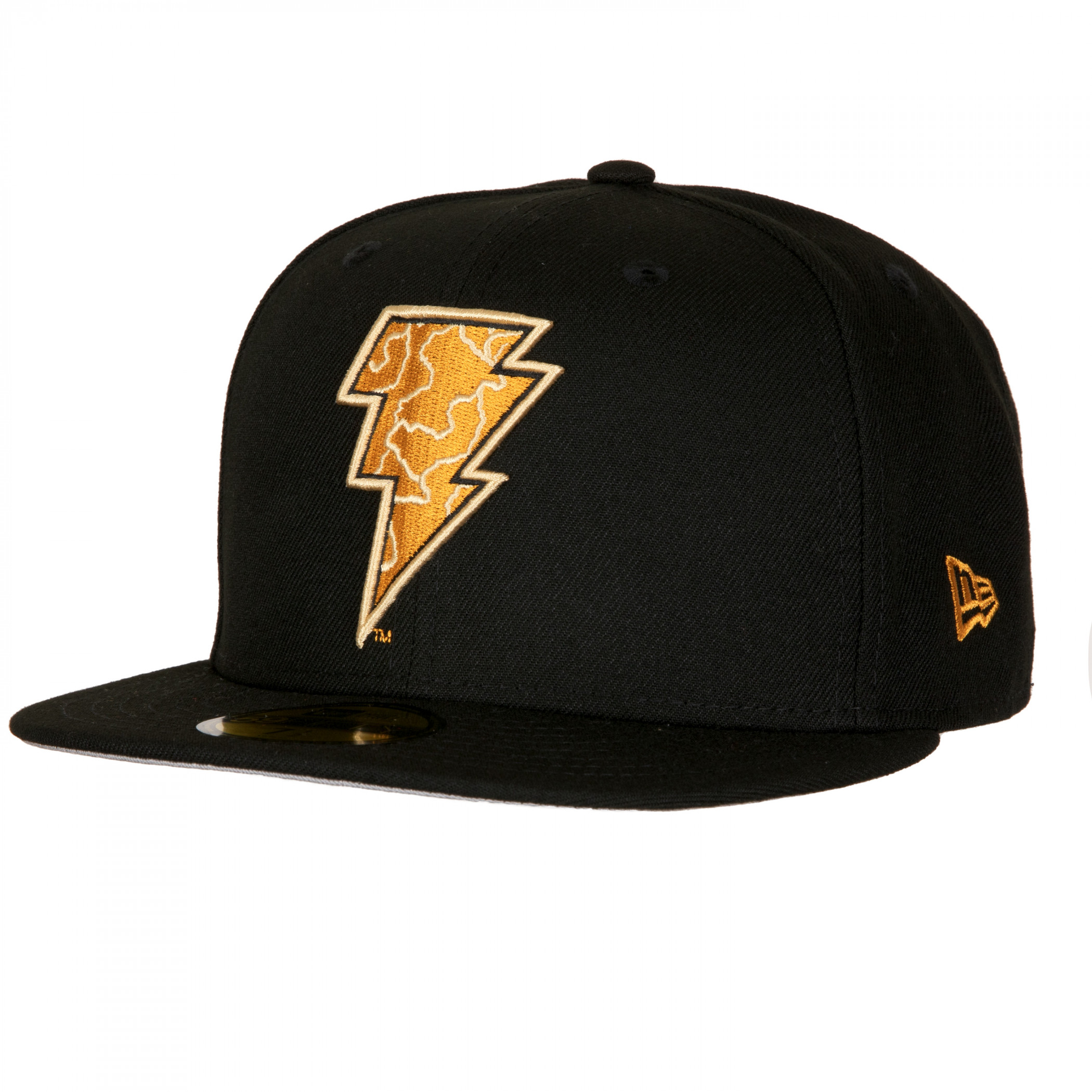 Black Adam Logo New Era 59Fifty Fitted Hat, Black