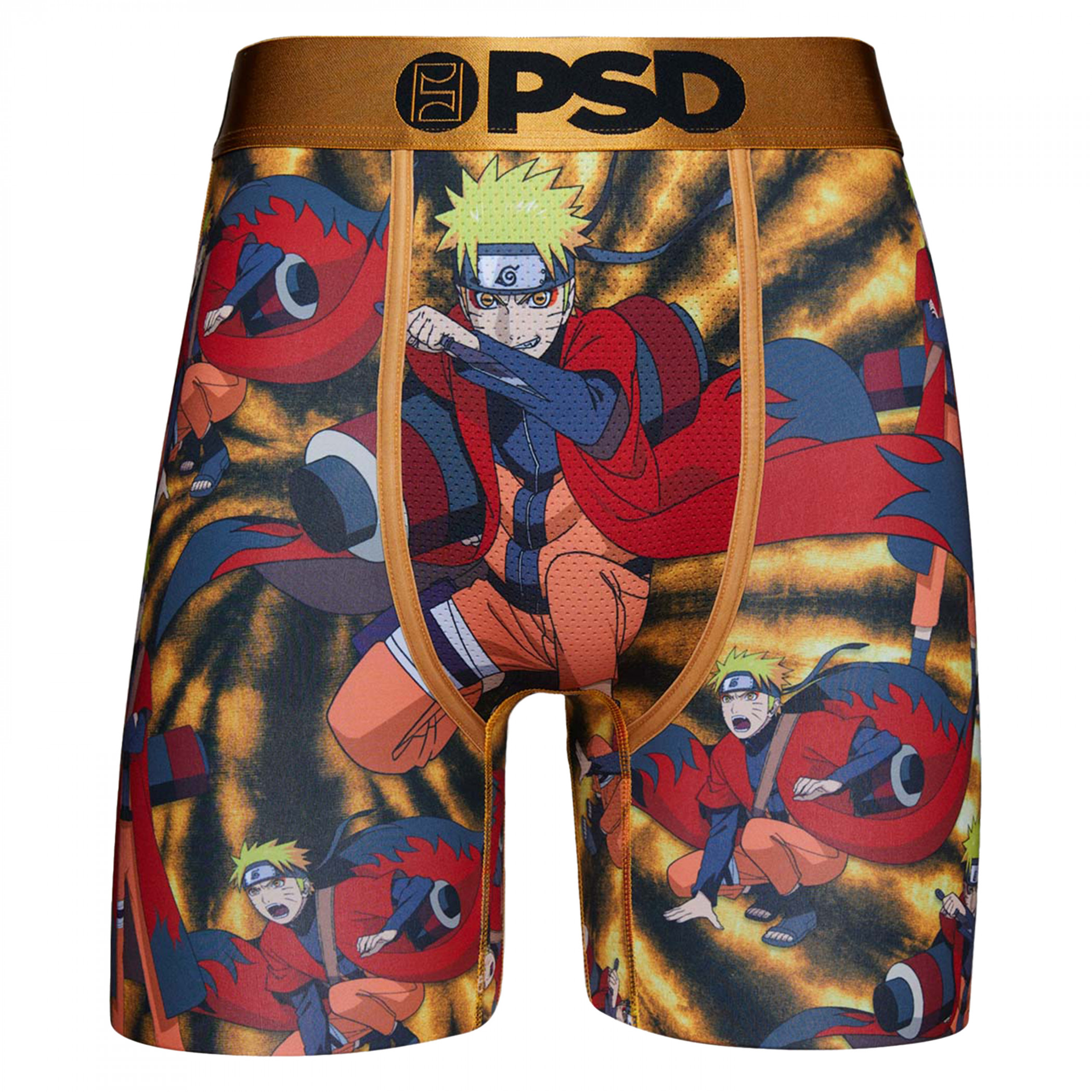 Naruto Shippuden Multiply PSD Boxer Briefs, Orange