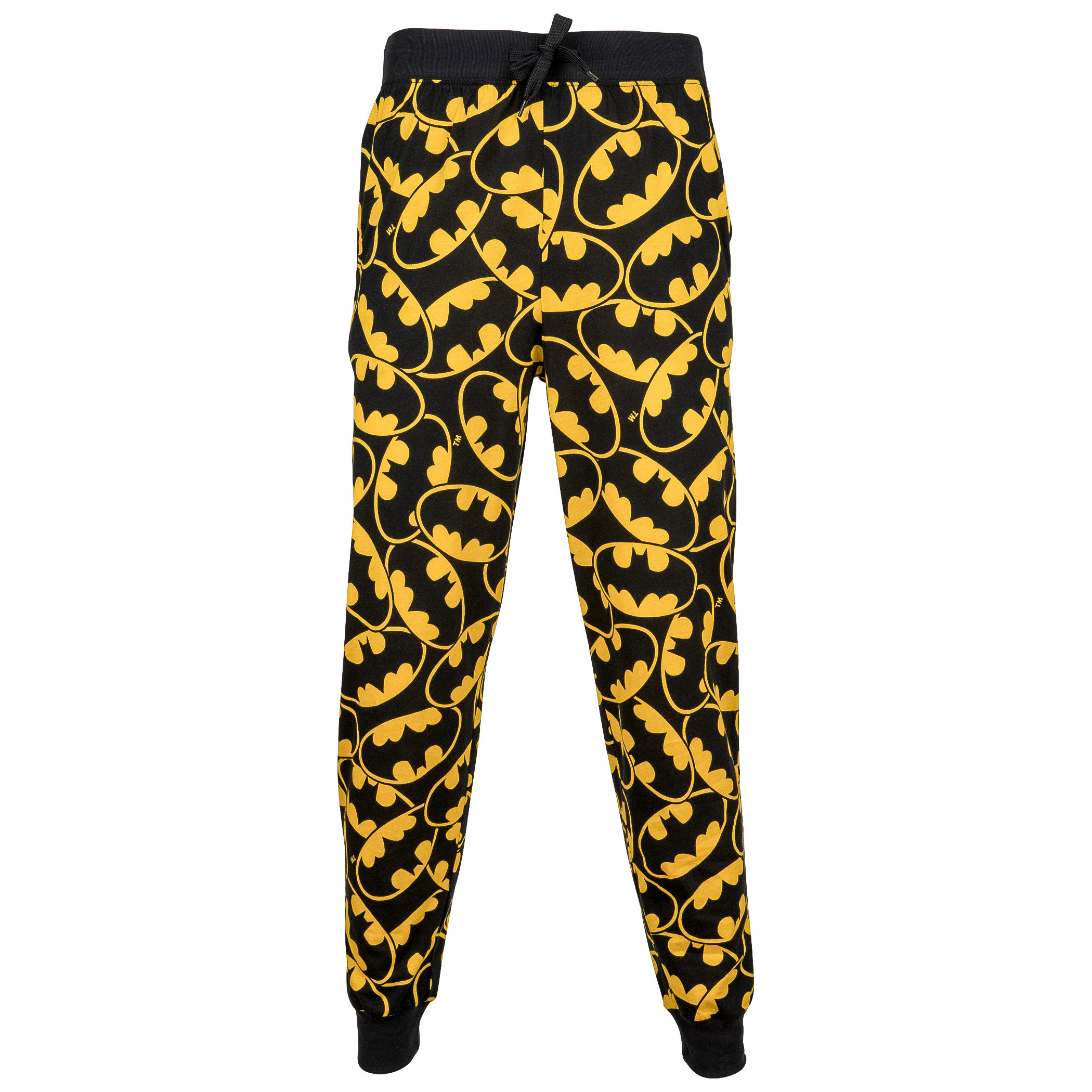 Batman Bat Signal Collage Sleep Pant Joggers Black