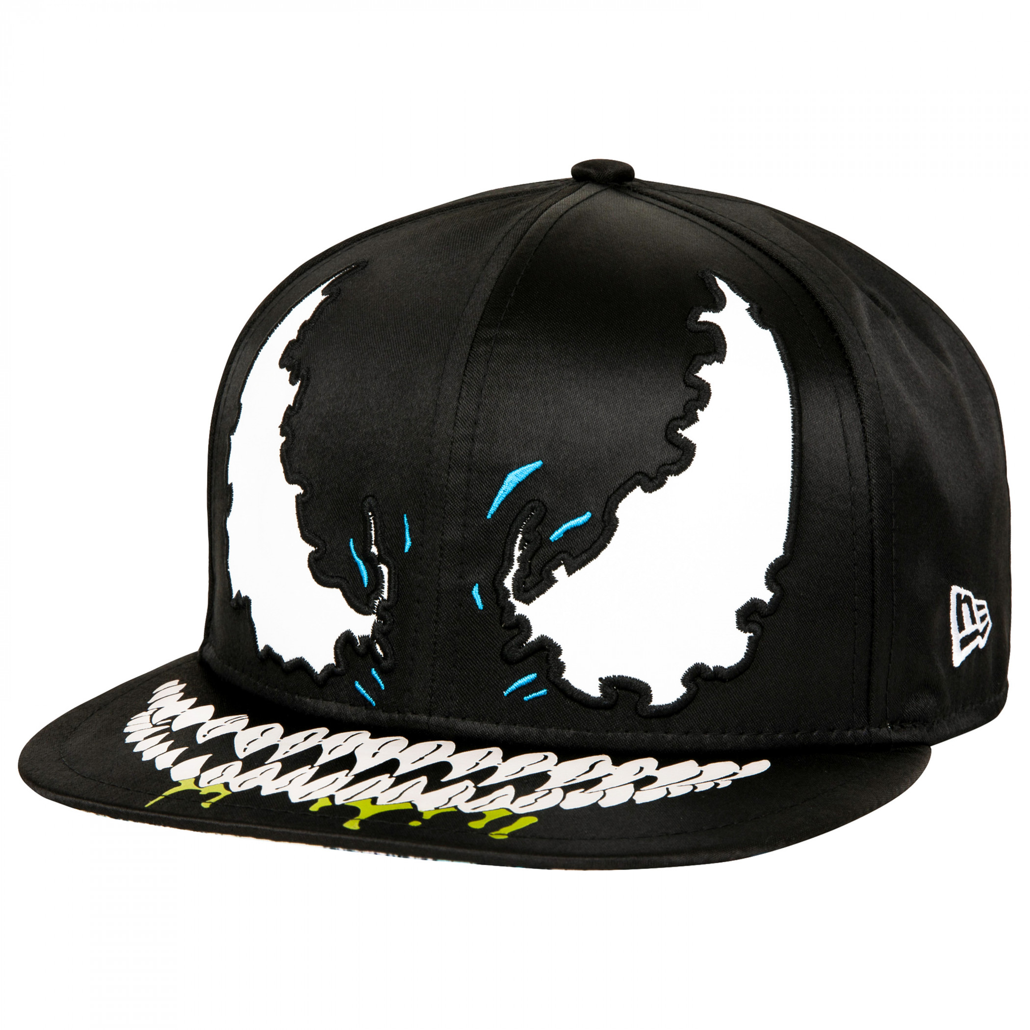 Venom Character Armor w/Carnage Underlining New Era 59Fifty Fitted Hat, Black