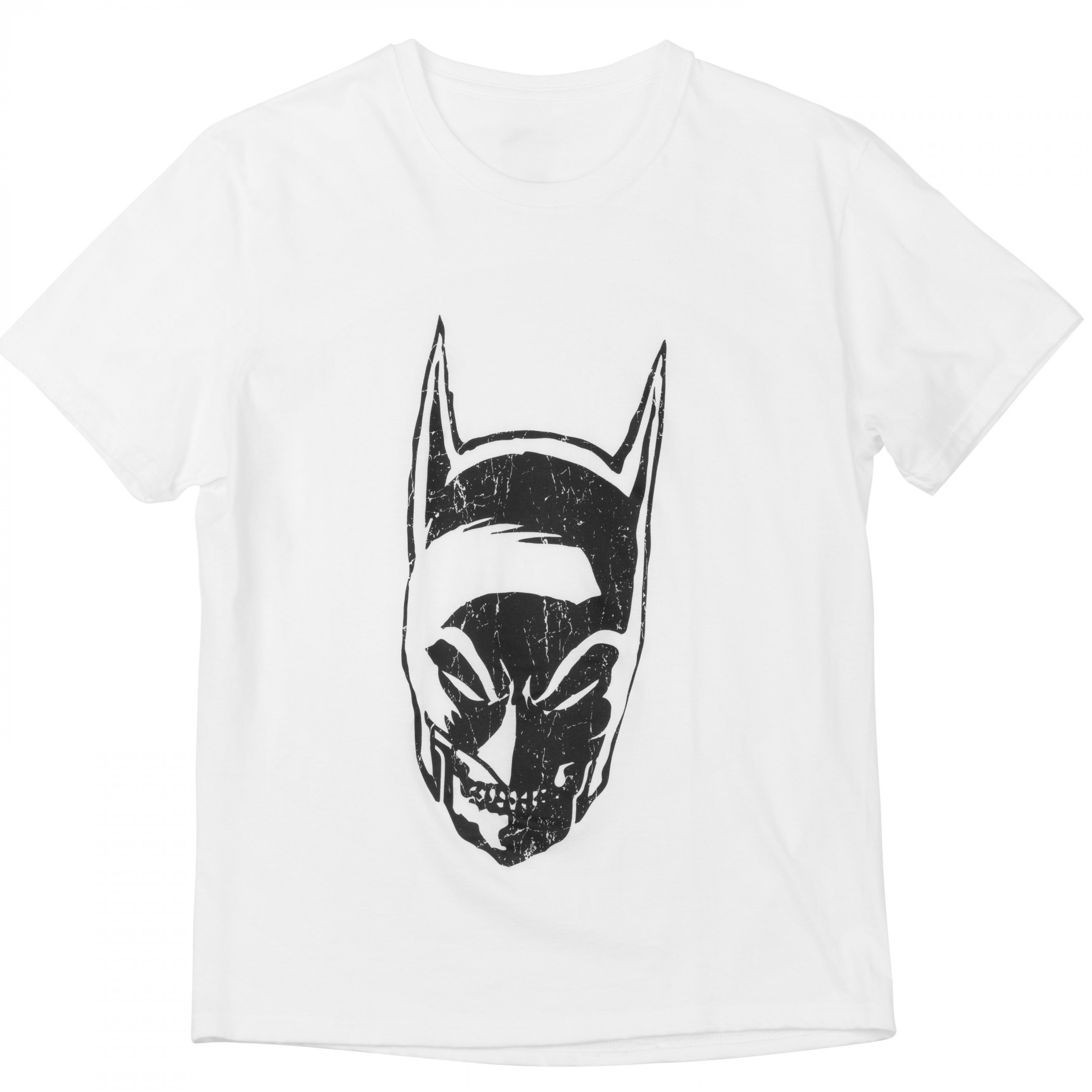 Batman Snarling Skull T-Shirt, White