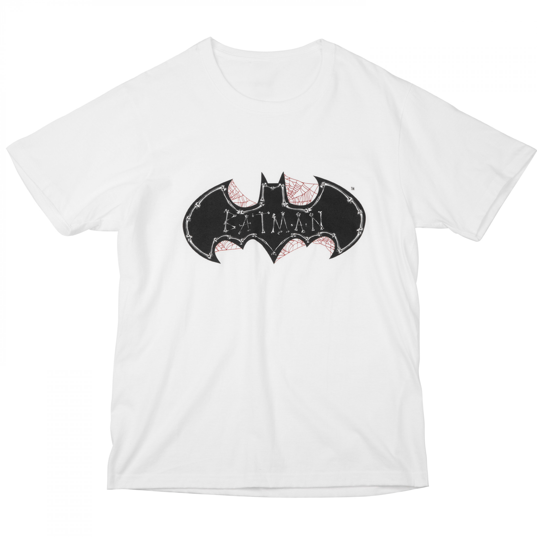 Batman Cobwebs and Bones T-Shirt, White