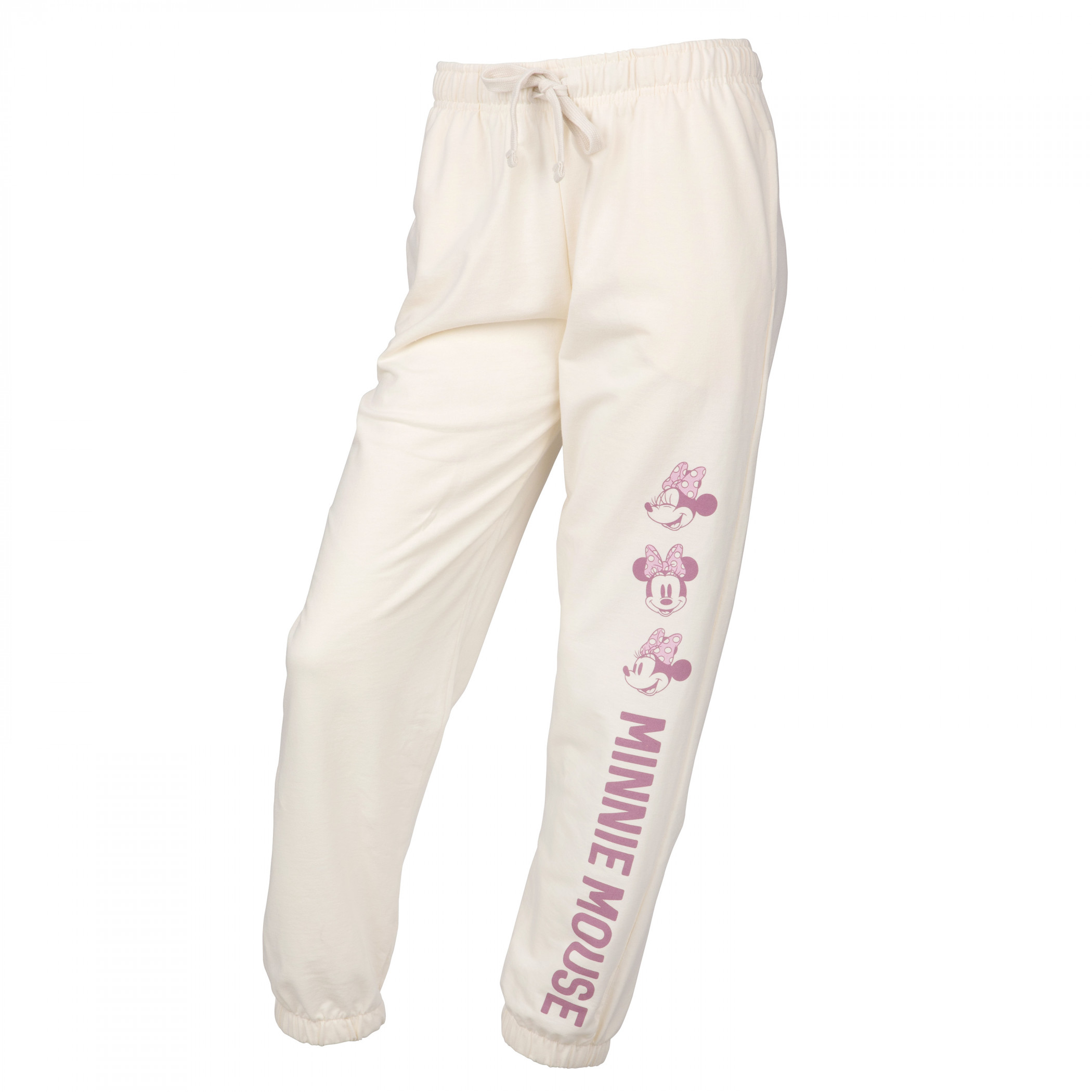 Minnie Mouse Expressions Junior's Lounge Pants Beige - Picture 6 of 15