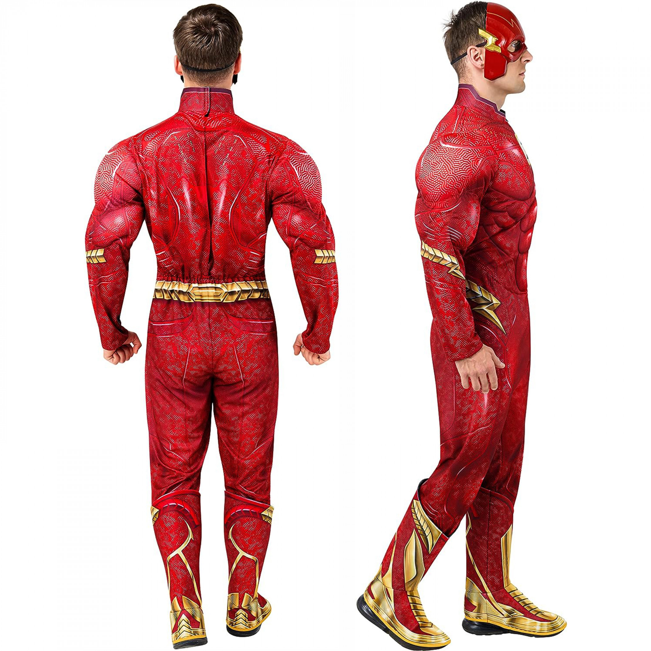 The Flash Deluxe Men's Costume Red - Bild 8 von 20