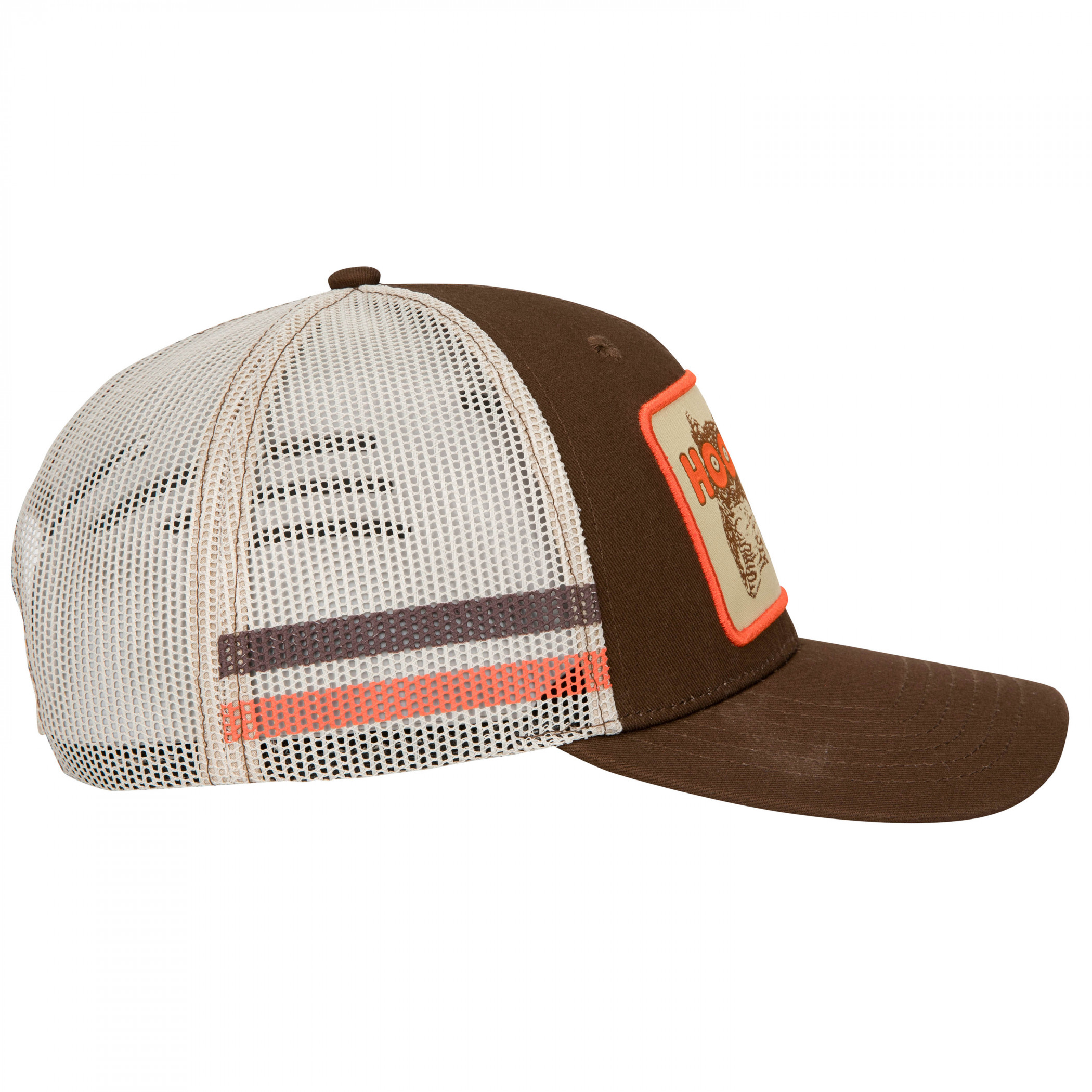 Hooters Logo Retro Stripe Mesh Trucker Hat